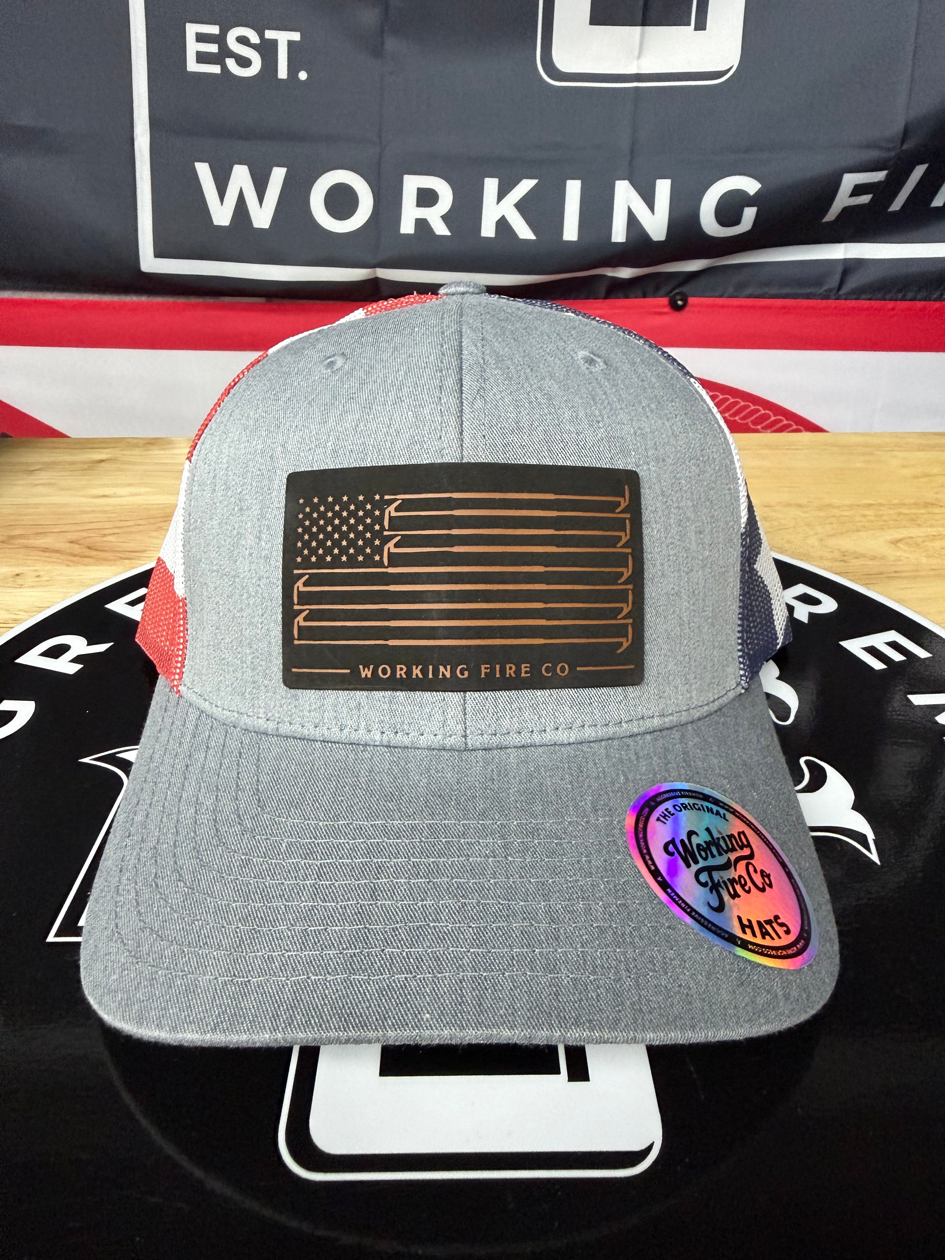 Gray and Stripes Hat