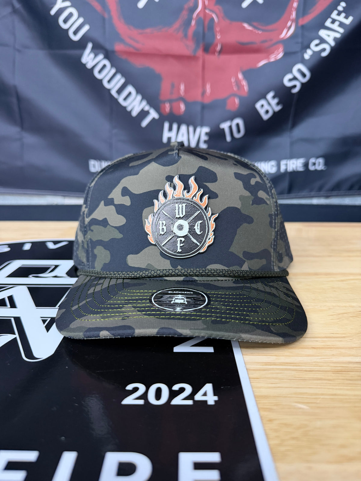 Working Fire Barbell Club I Performance Hat