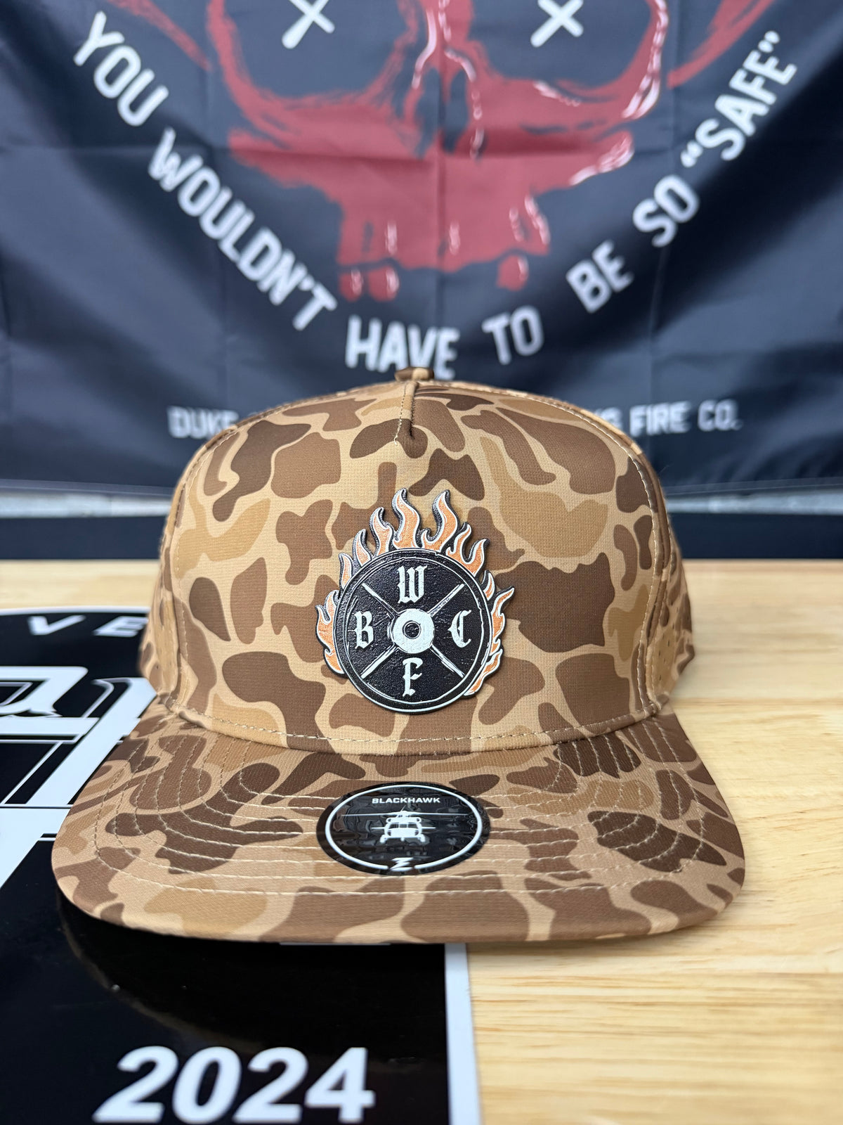 Working Fire Barbell Club I Performance Hat