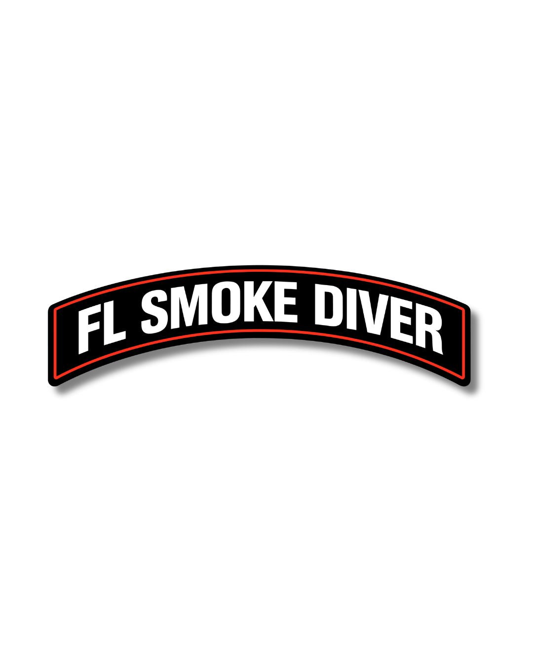 Florida Smoke Diver Rocker Sticker