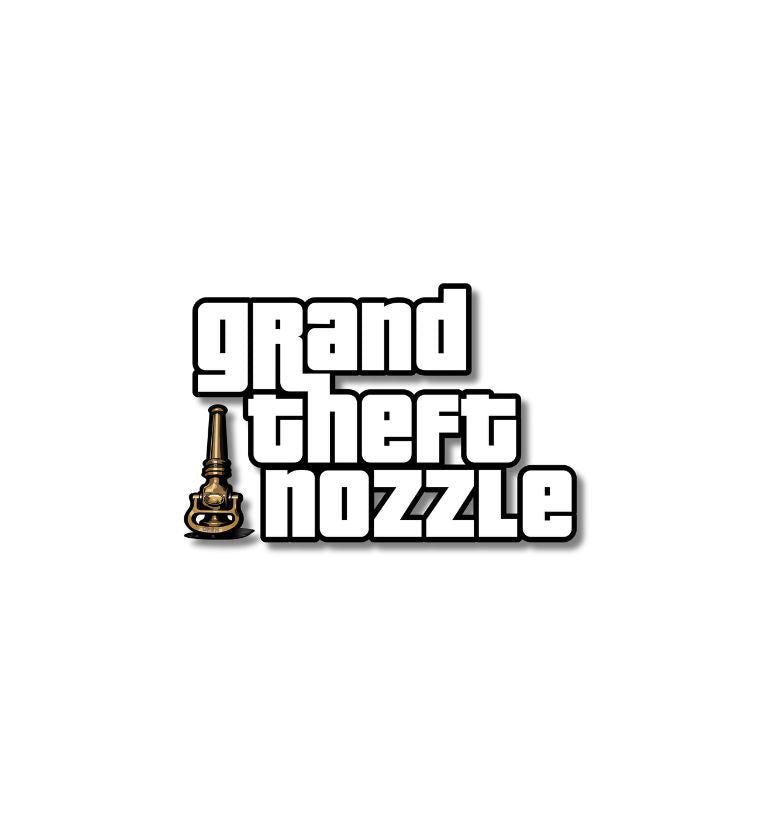 Grand Theft Nozzle Sticker
