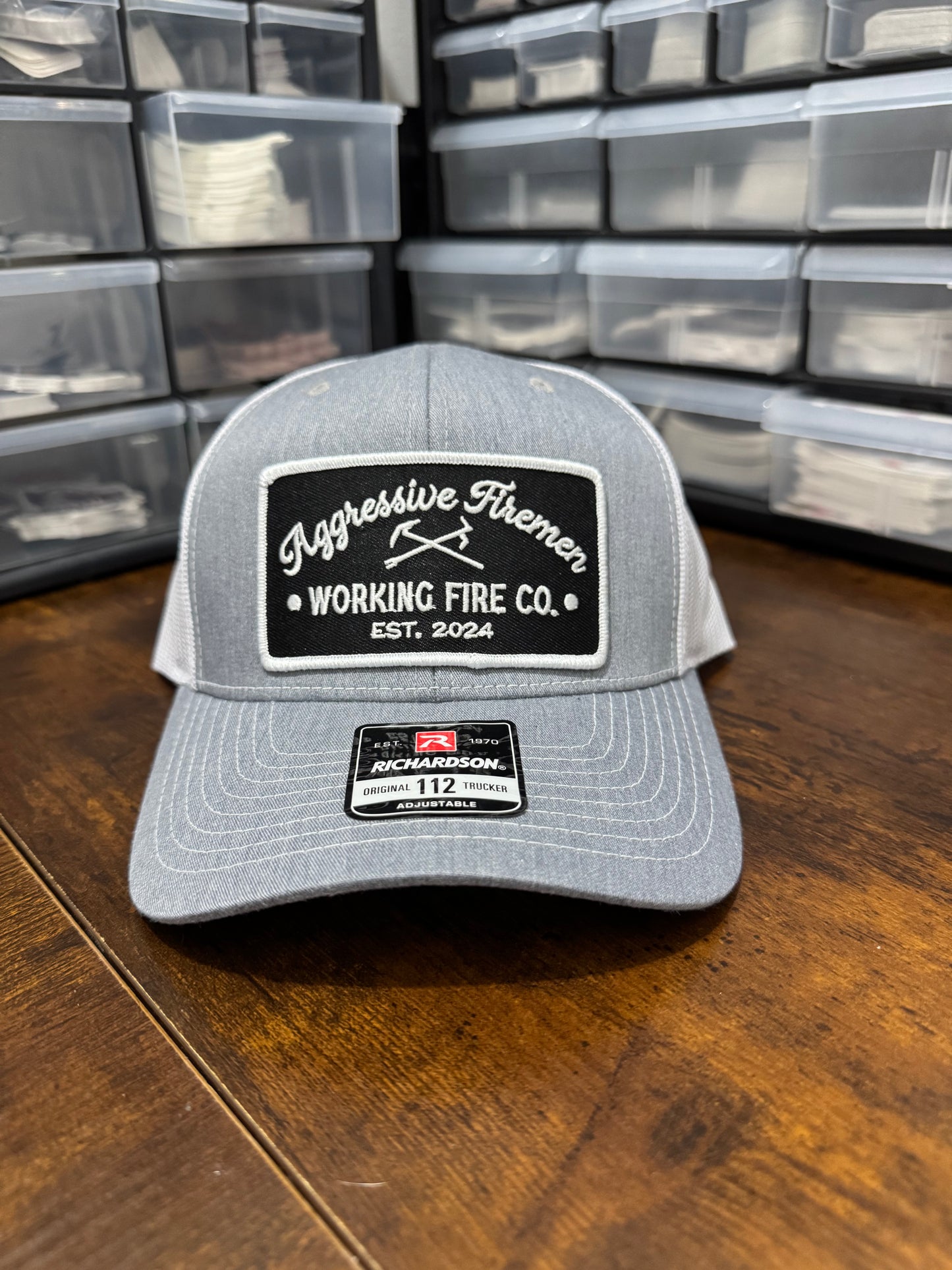 Aggressive Firemen Badge Hat