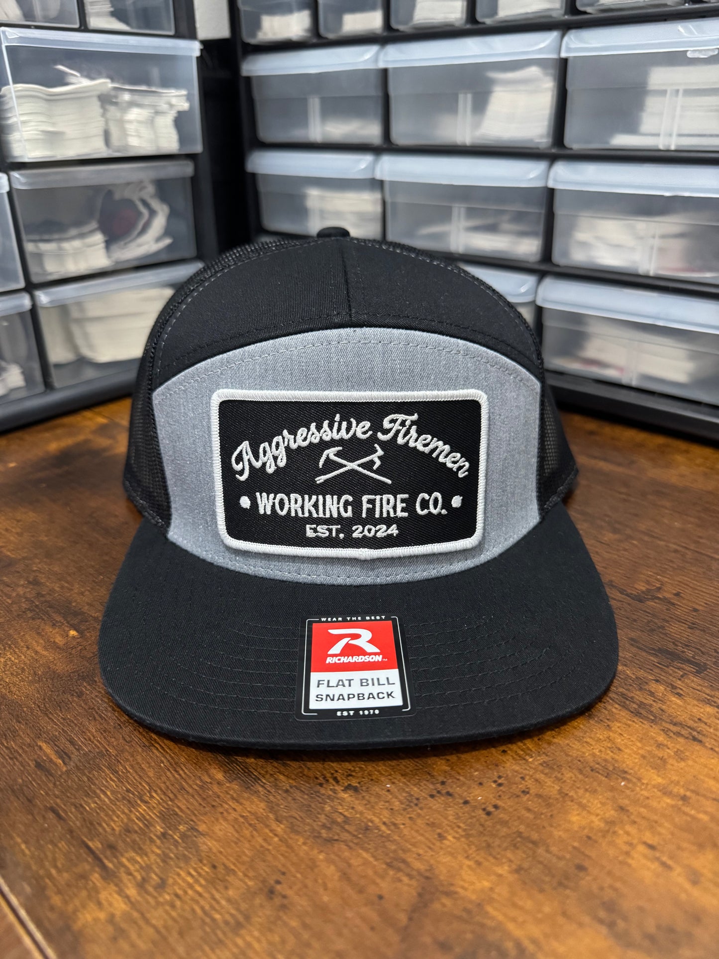 Aggressive Firemen Badge Hat