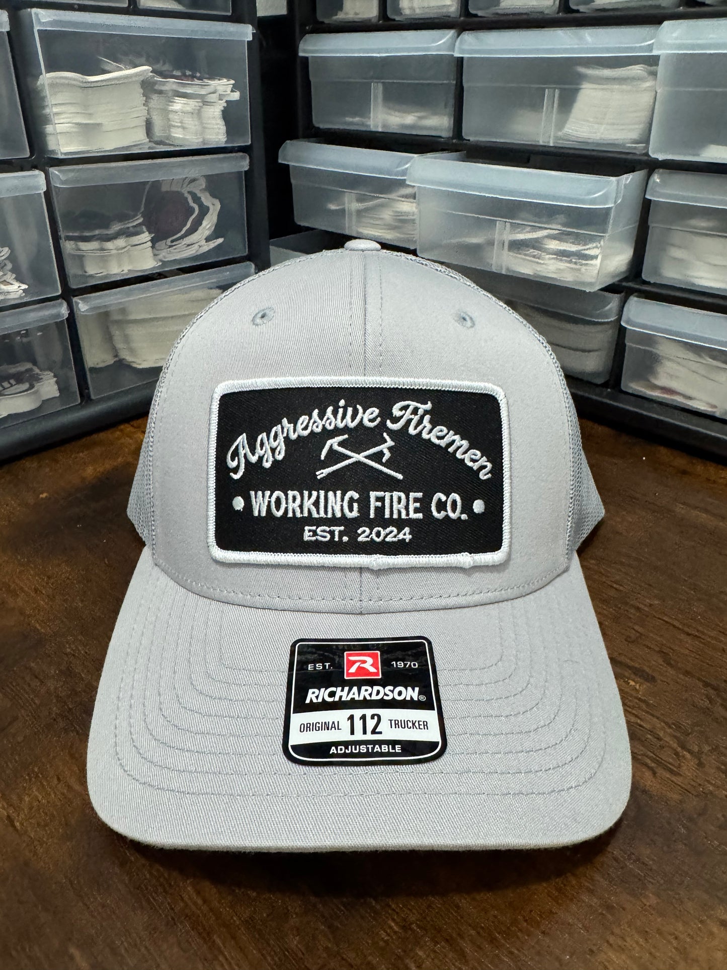 Aggressive Firemen Badge Hat