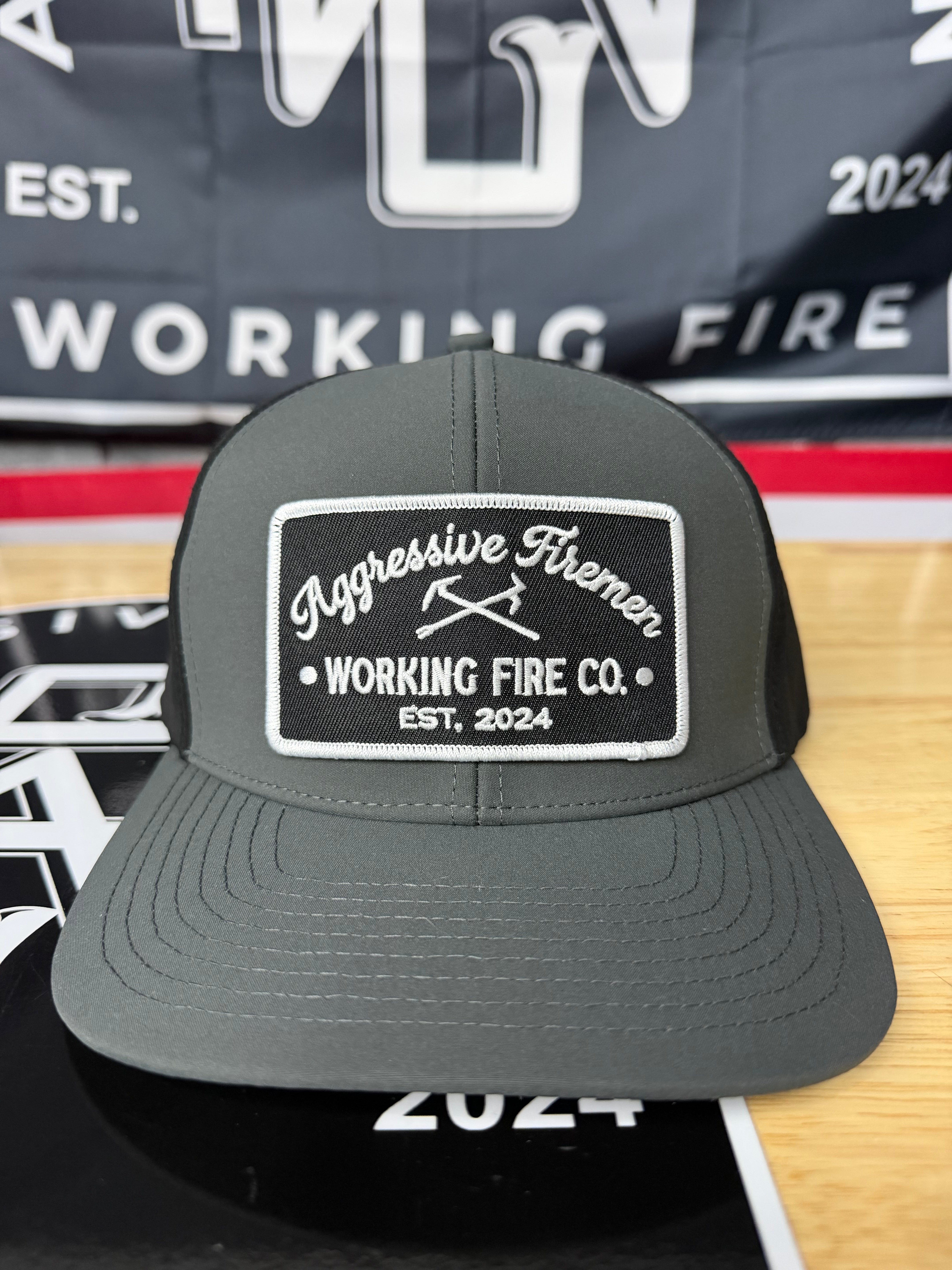 Aggressive Firemen Badge Hat