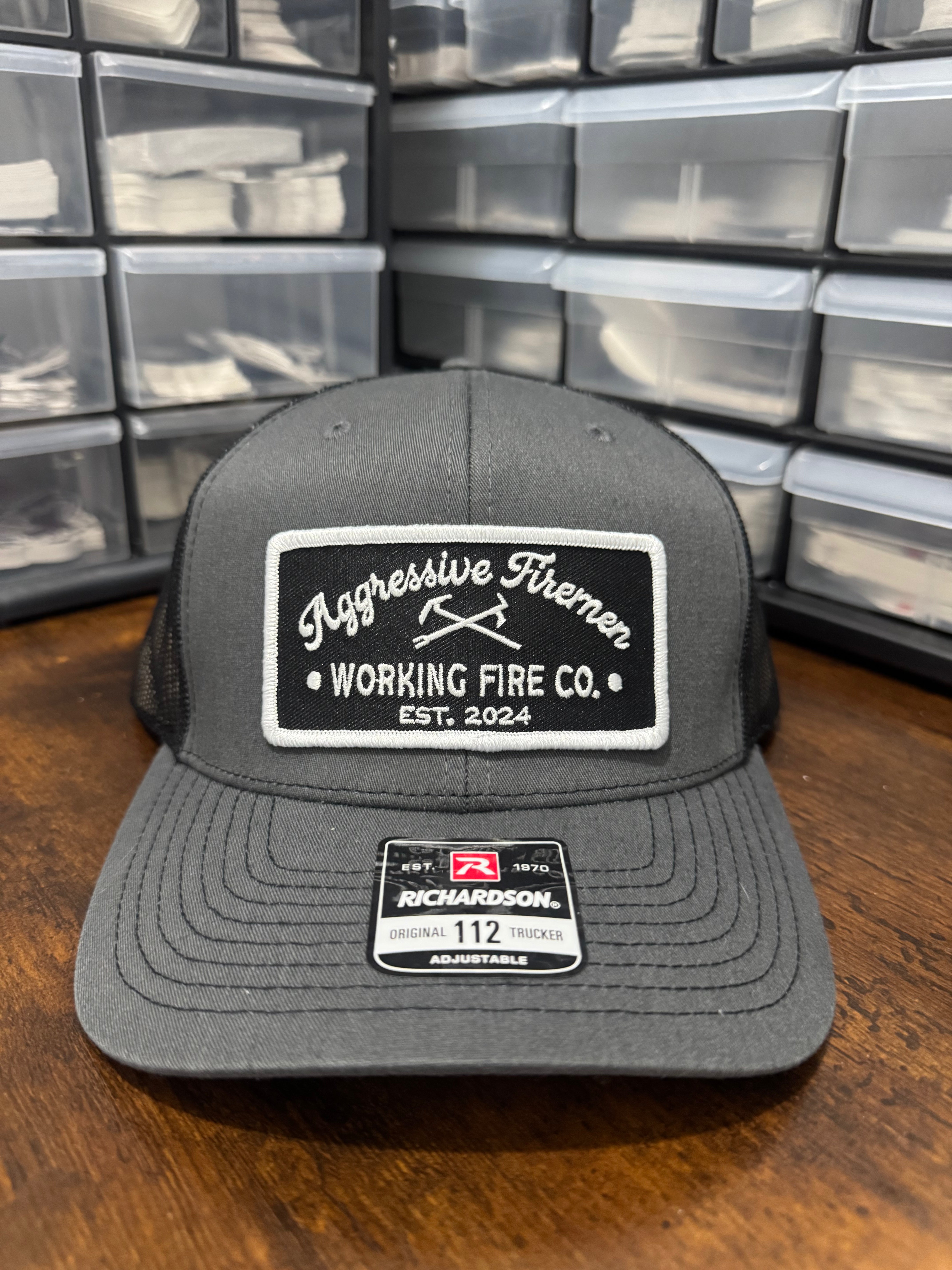 Aggressive Firemen Badge Hat