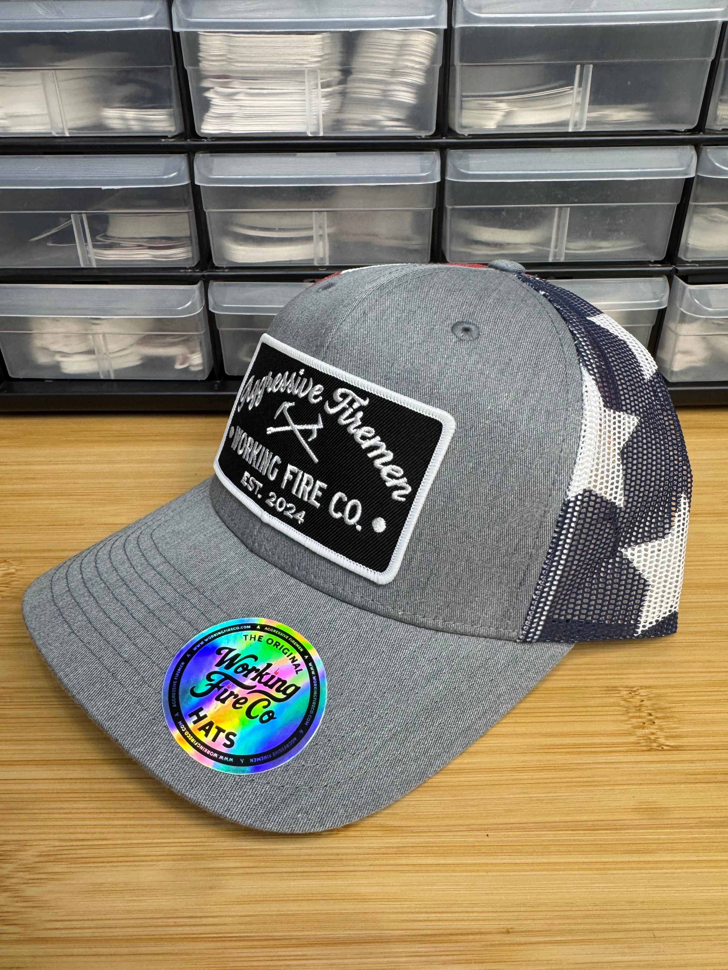 Aggressive Firemen Badge Hat