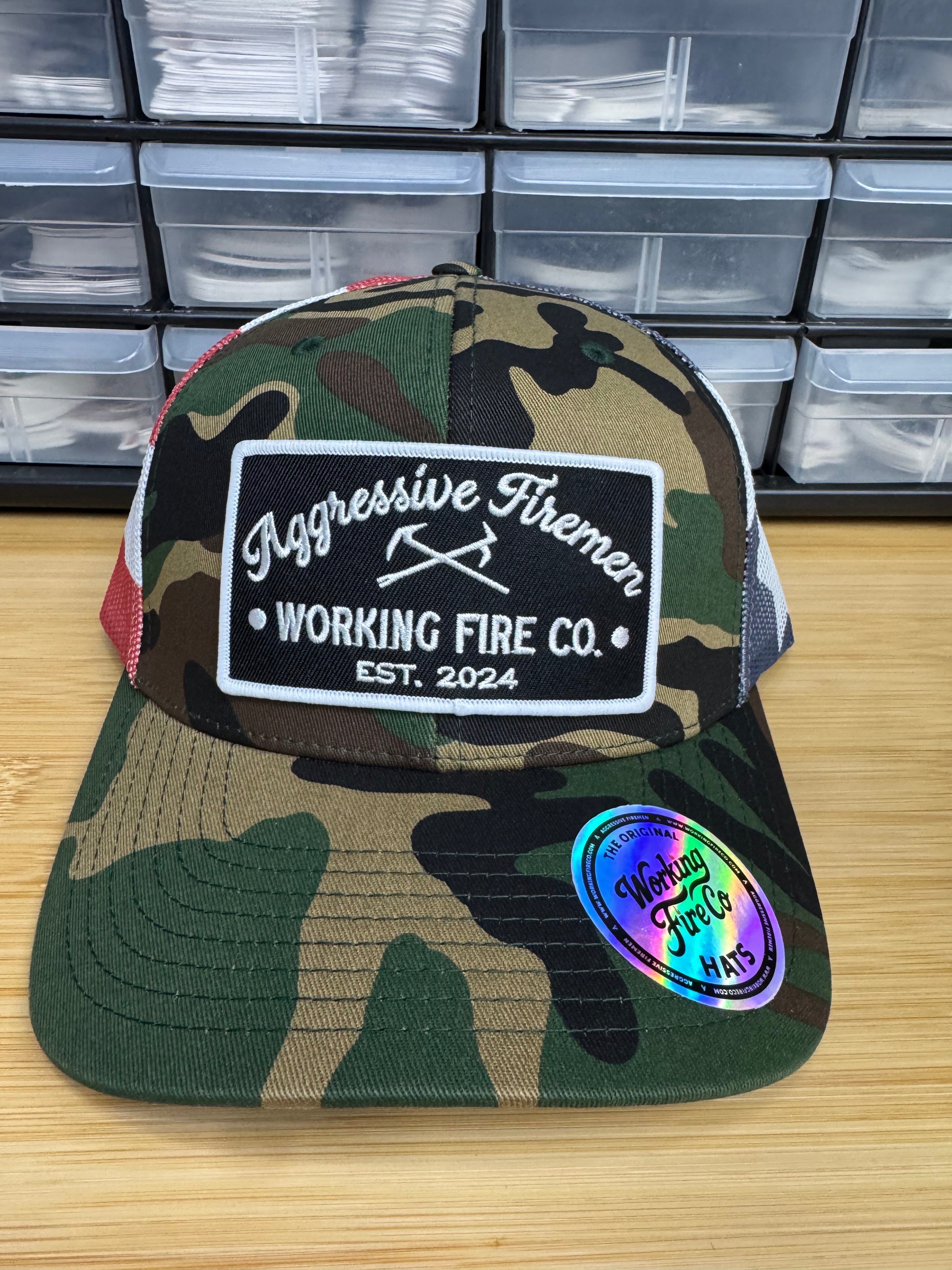 Aggressive Firemen Badge Hat
