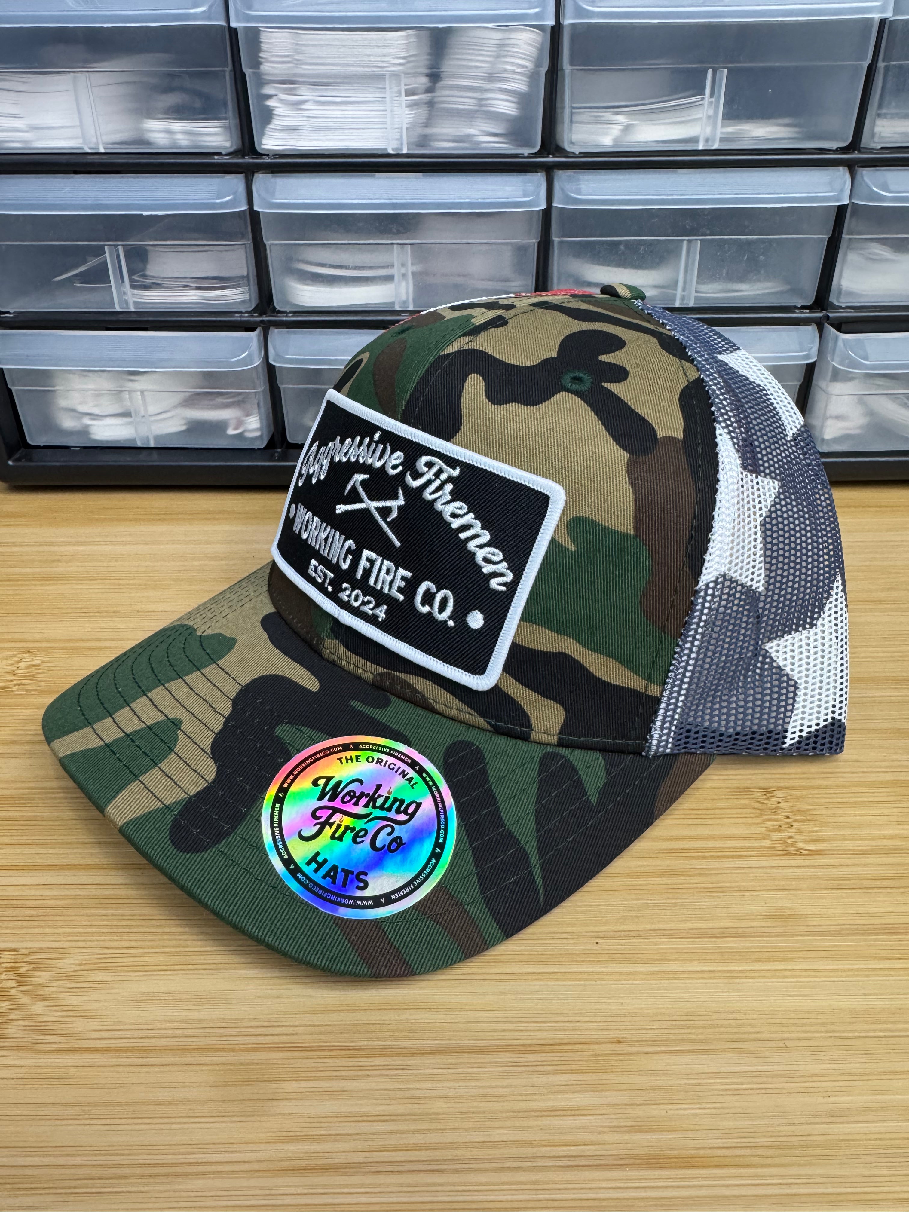 Aggressive Firemen Badge Hat