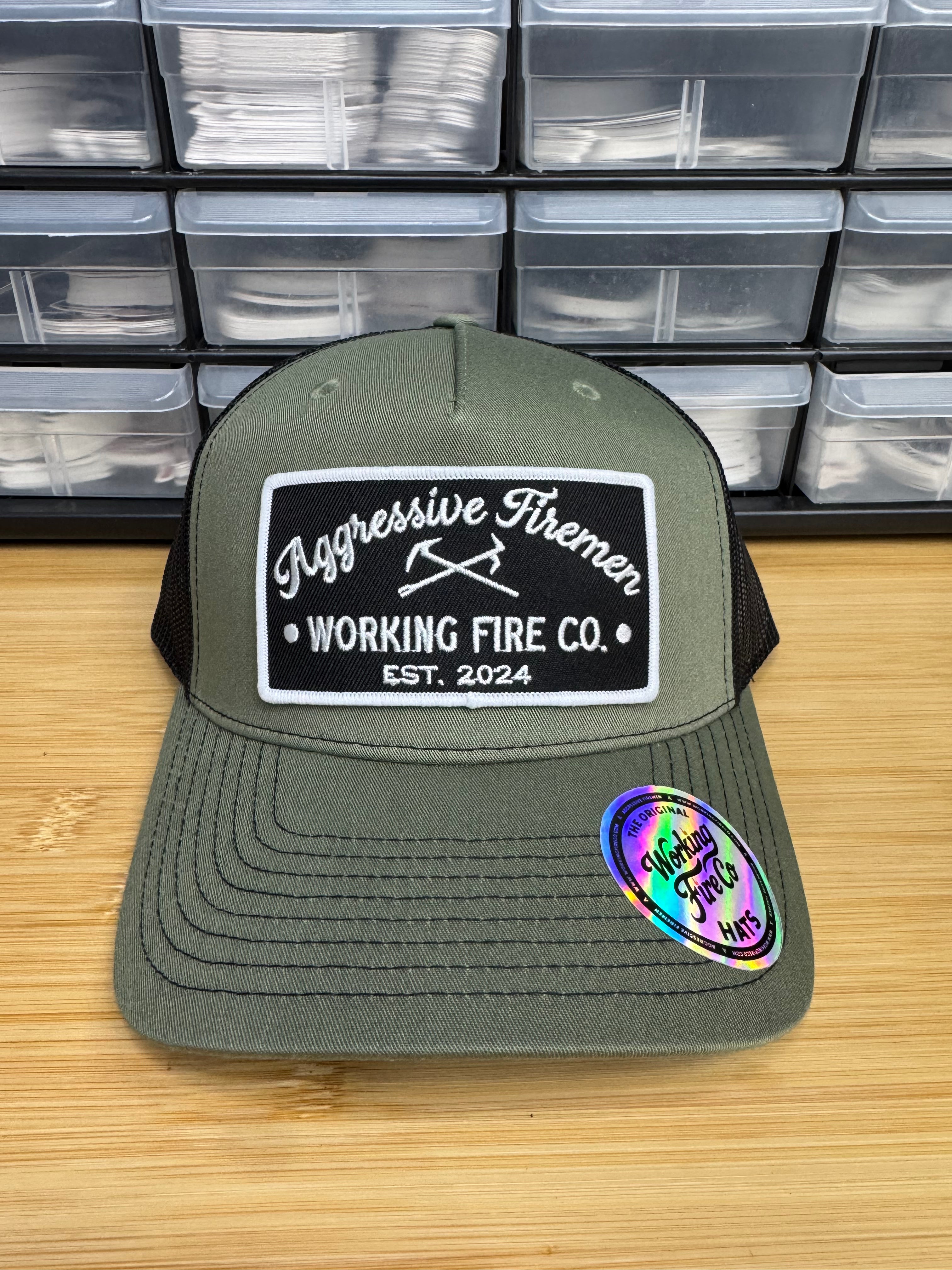 Aggressive Firemen Badge Hat