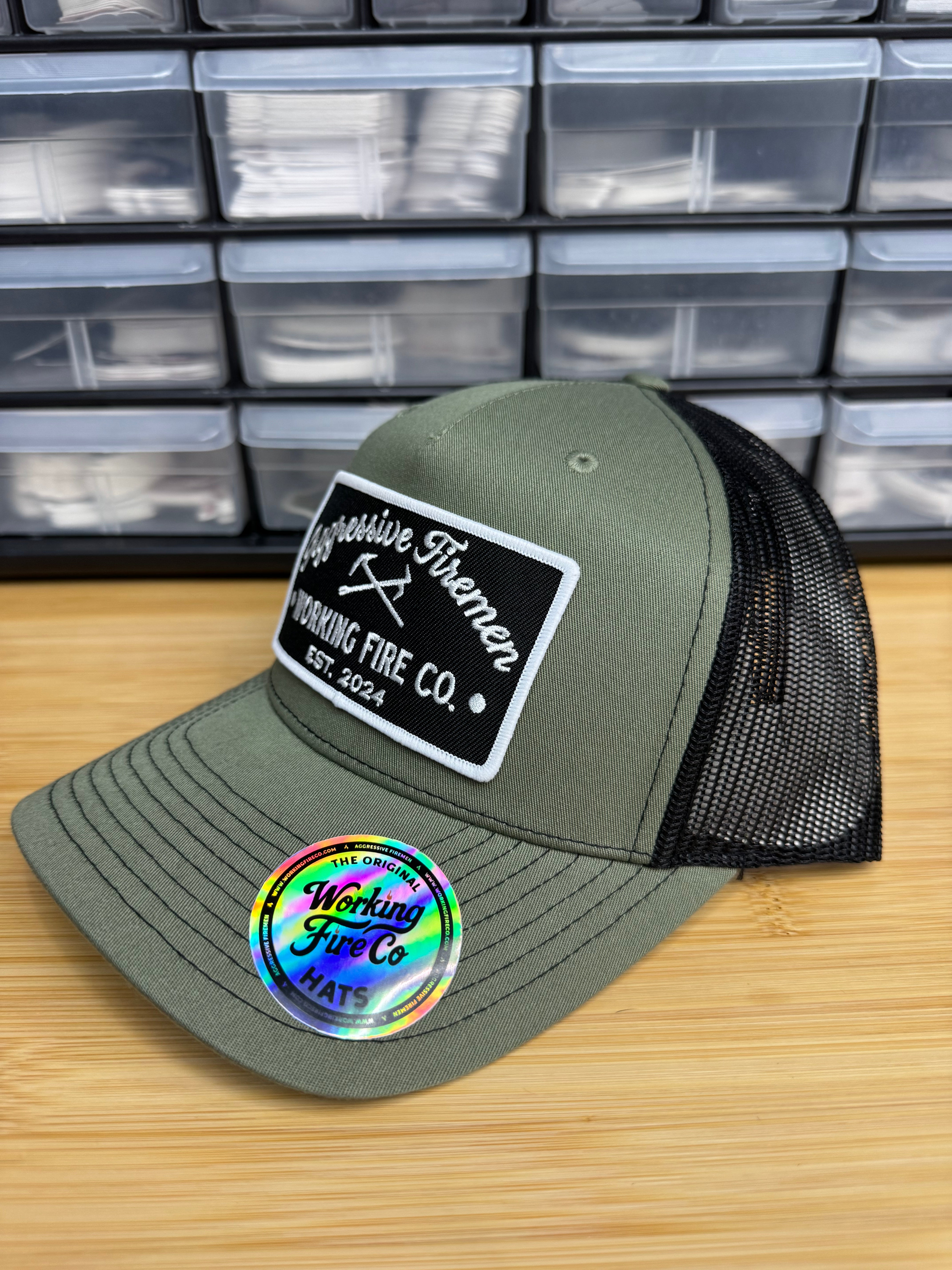 Aggressive Firemen Badge Hat