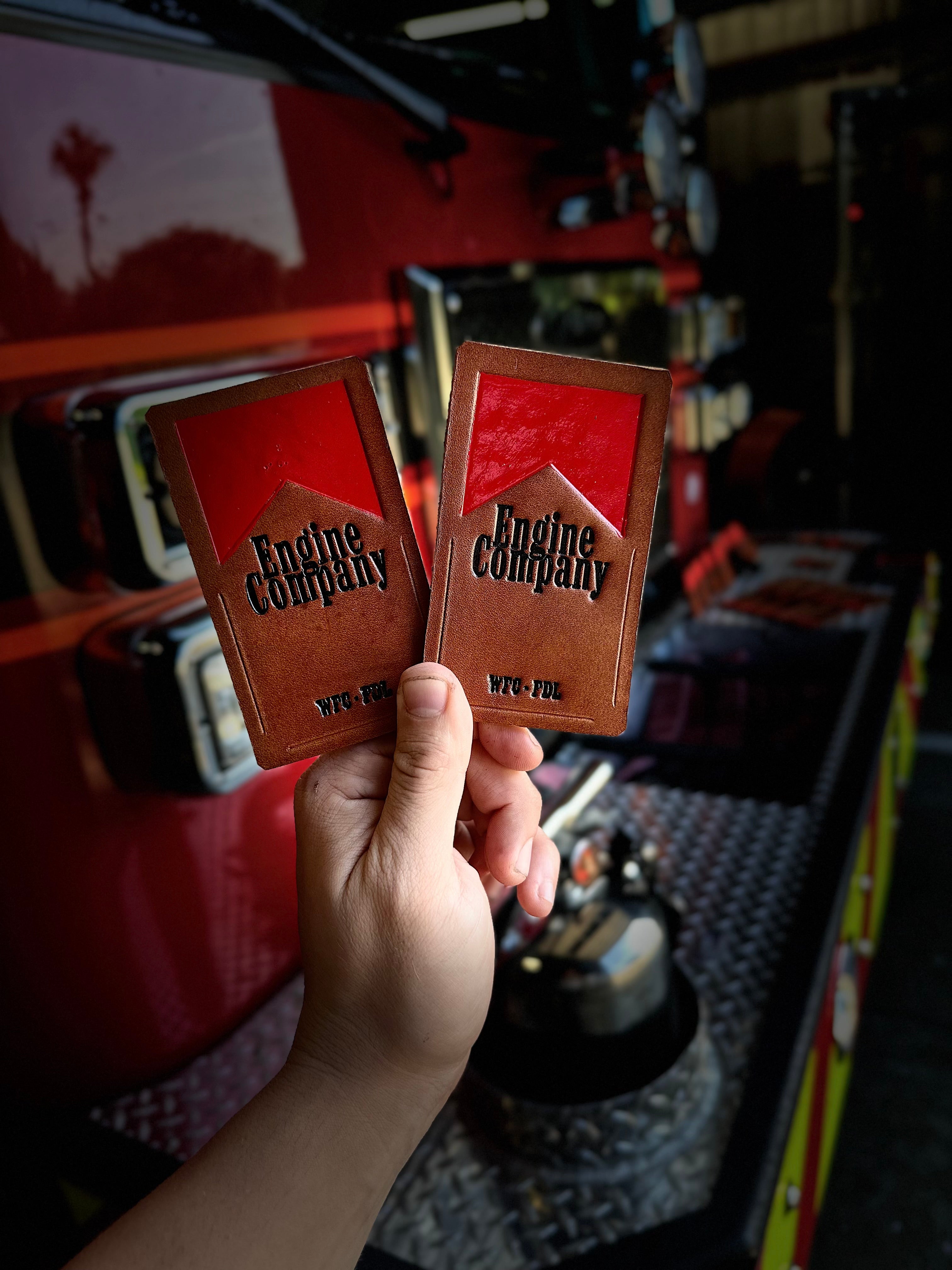 Engine Co Leather Card x FDL