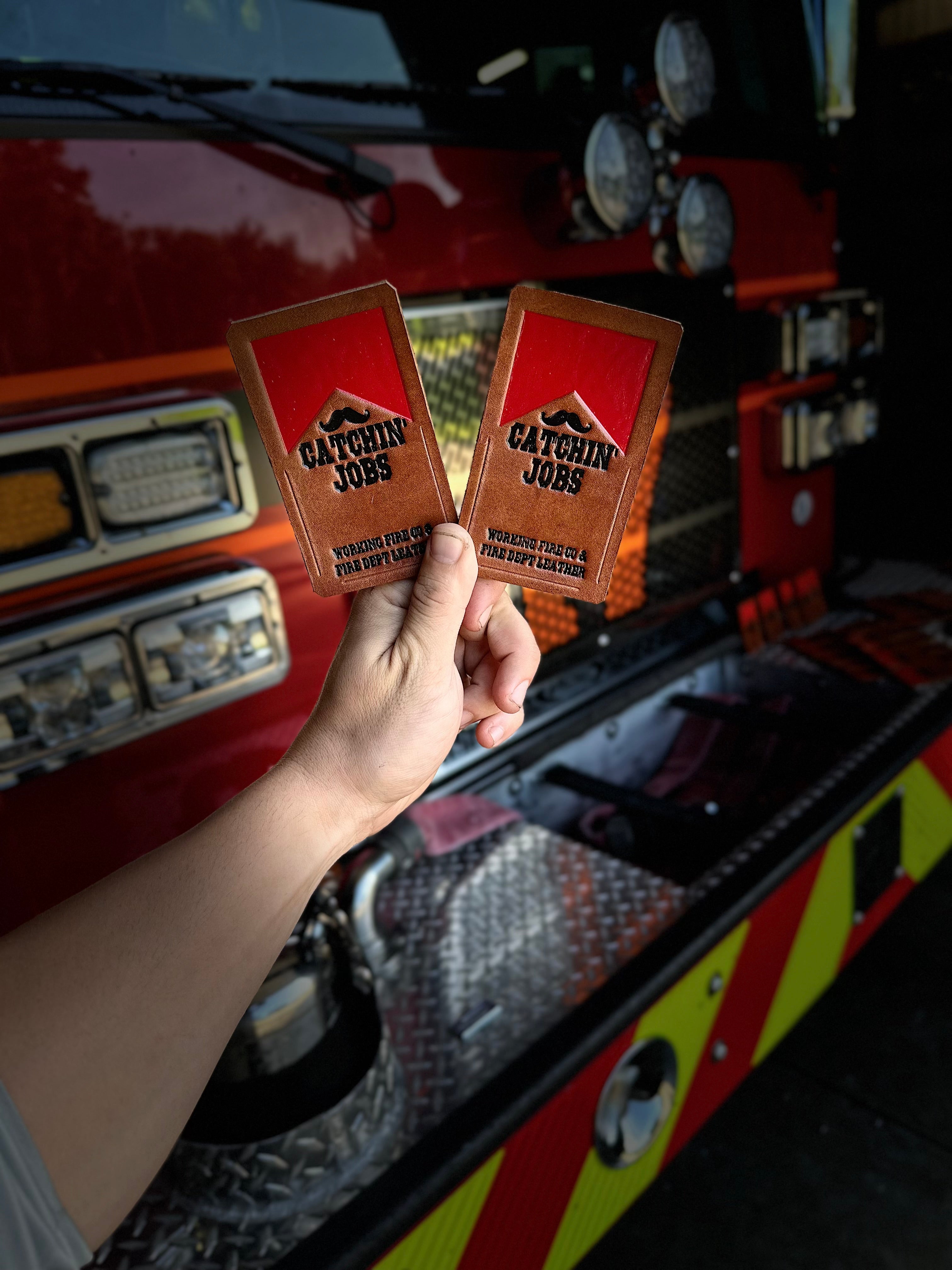 Catching Jobs Leather Card x FDL