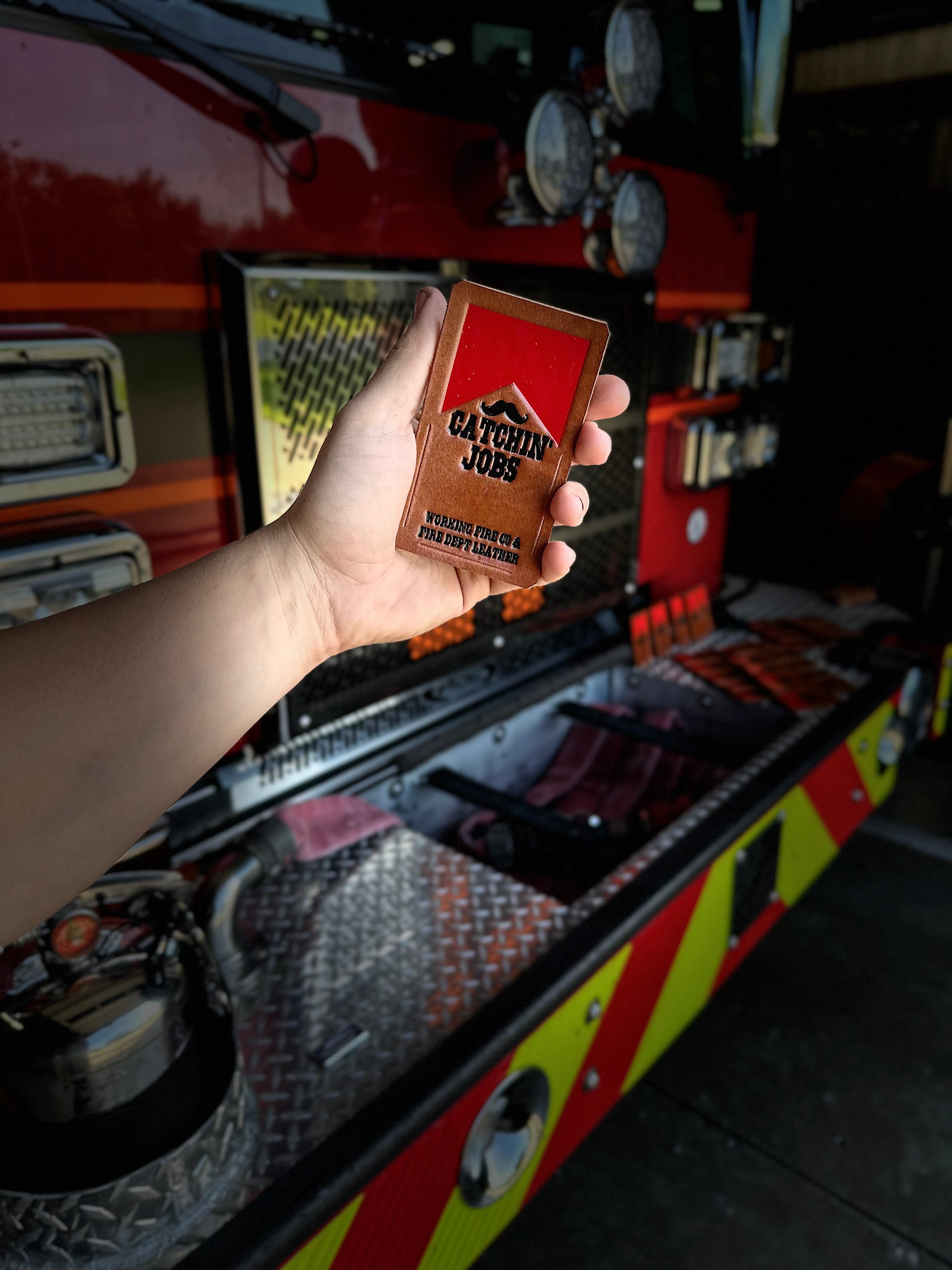 Catching Jobs Leather Card x FDL