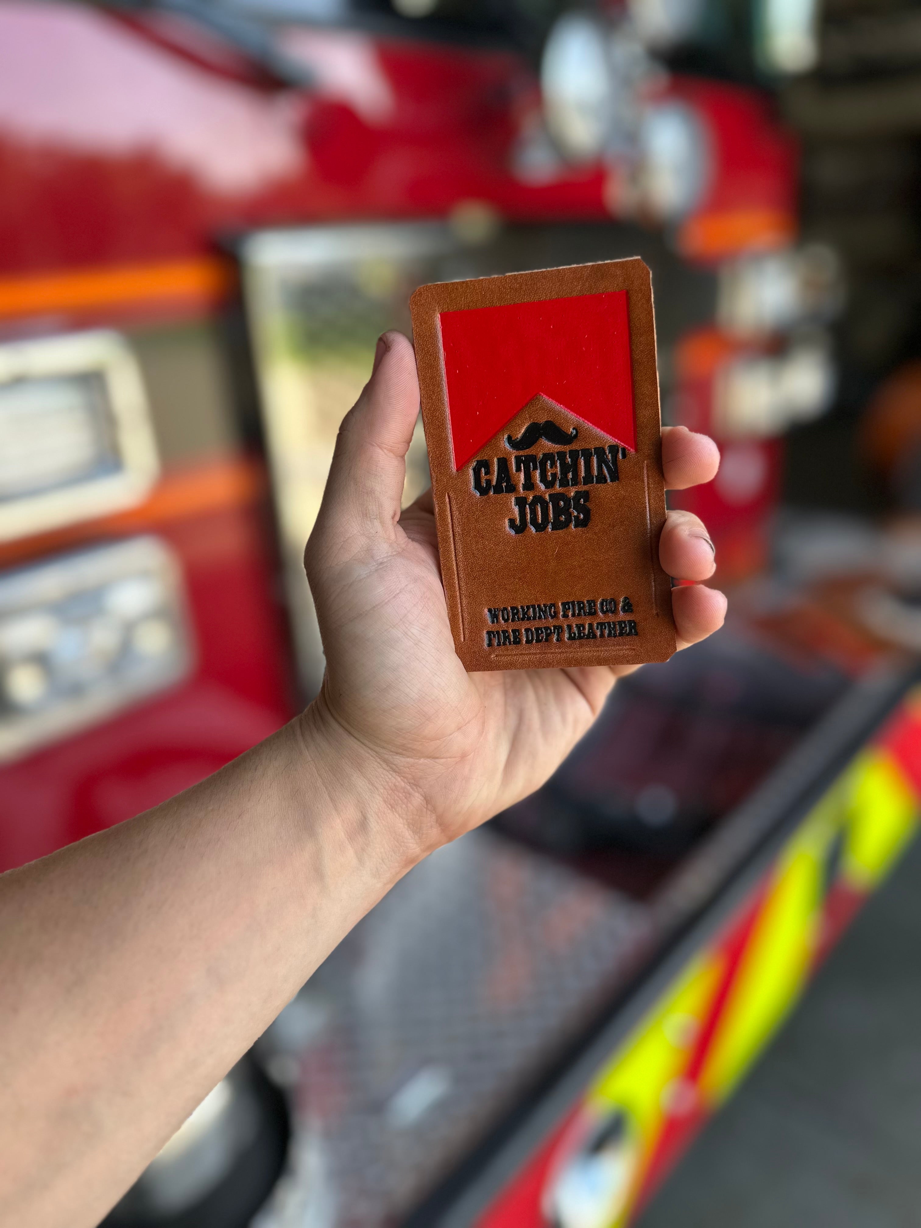 Catching Jobs Leather Card x FDL