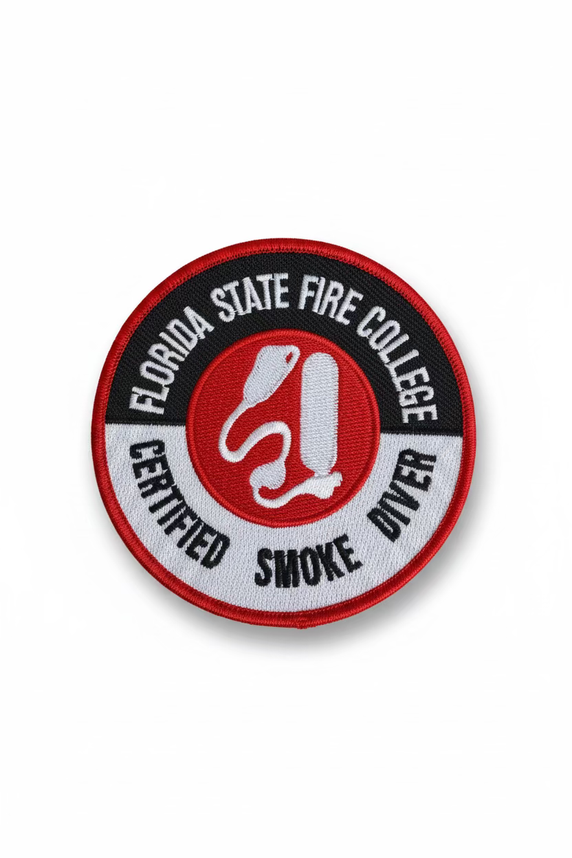 Florida State Fire College Certified Smoke Diver Patch