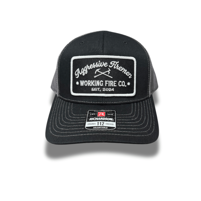 Aggressive Firemen Badge Hat - Working Fire Co