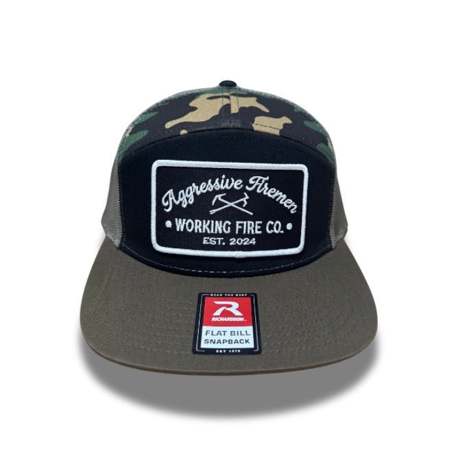 Aggressive Firemen Badge Hat - Working Fire Co