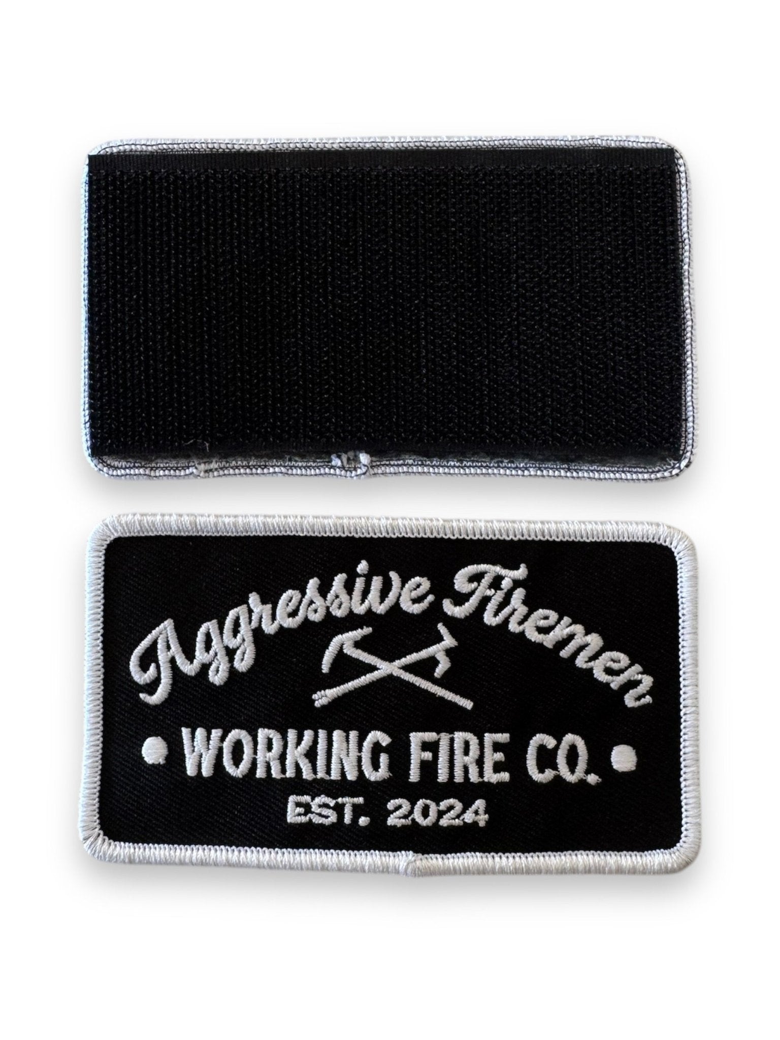 Aggressive Firemen Badge Patch - Working Fire Co