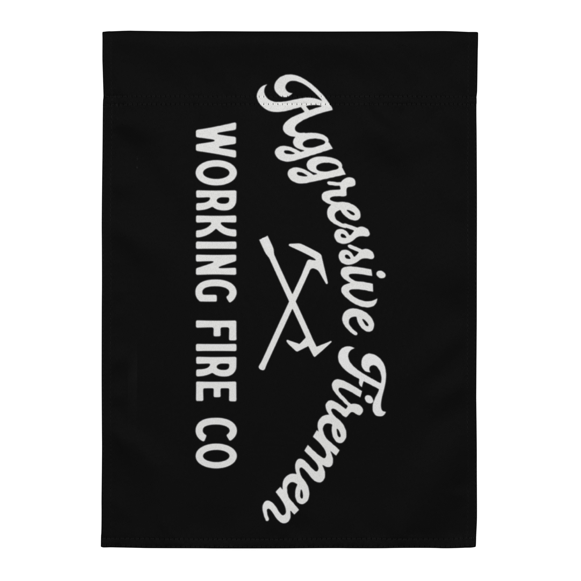 Aggressive Firemen Badge small flag - Working Fire Co