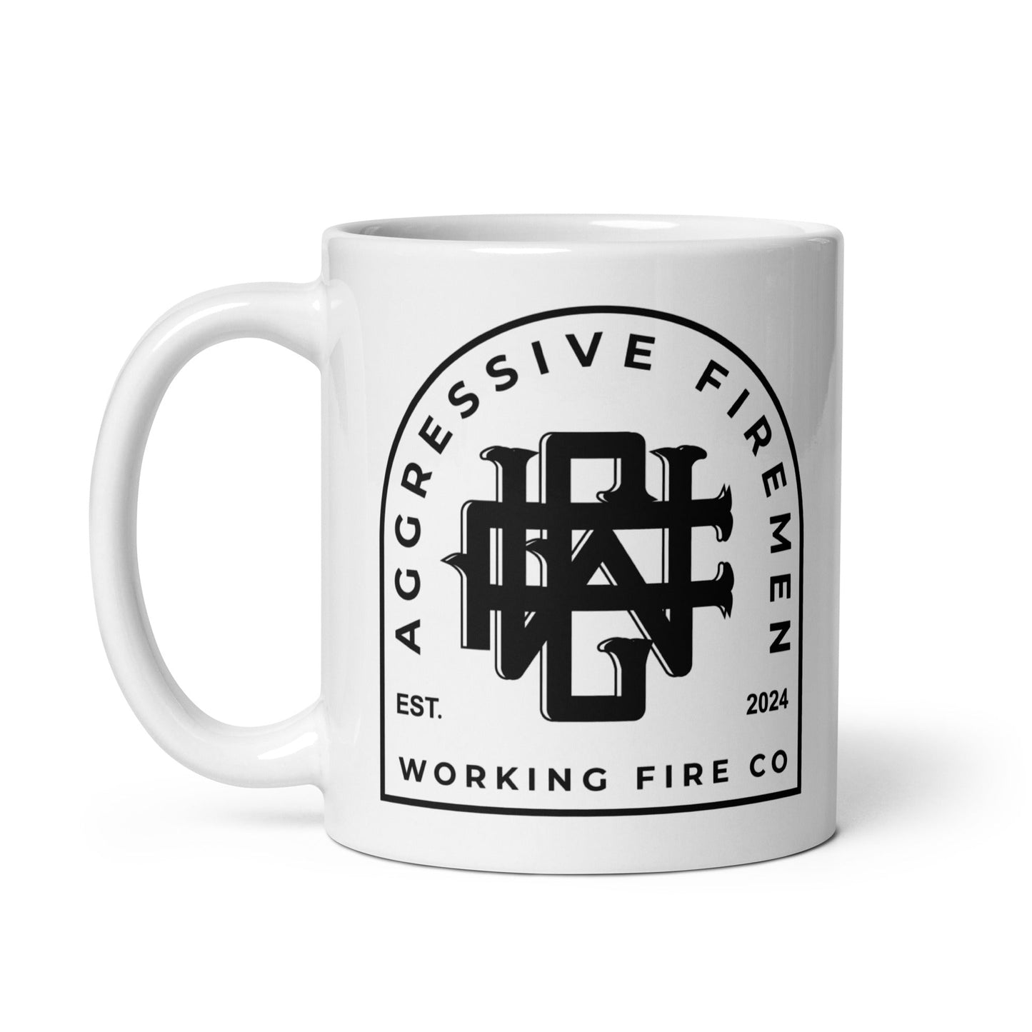 Aggressive Firemen Coffee Mug - Working Fire Co