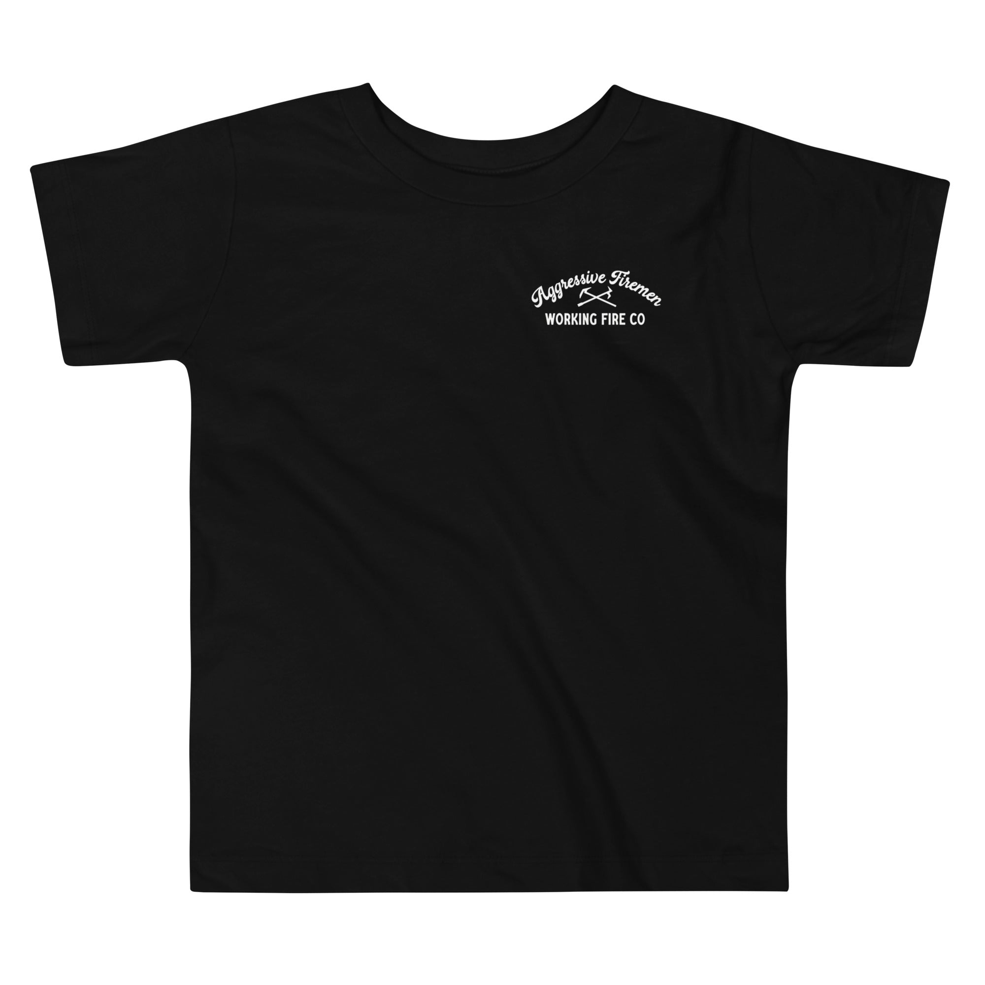 Aggressive Firemen Toddler Short Sleeve Tee - Working Fire Co
