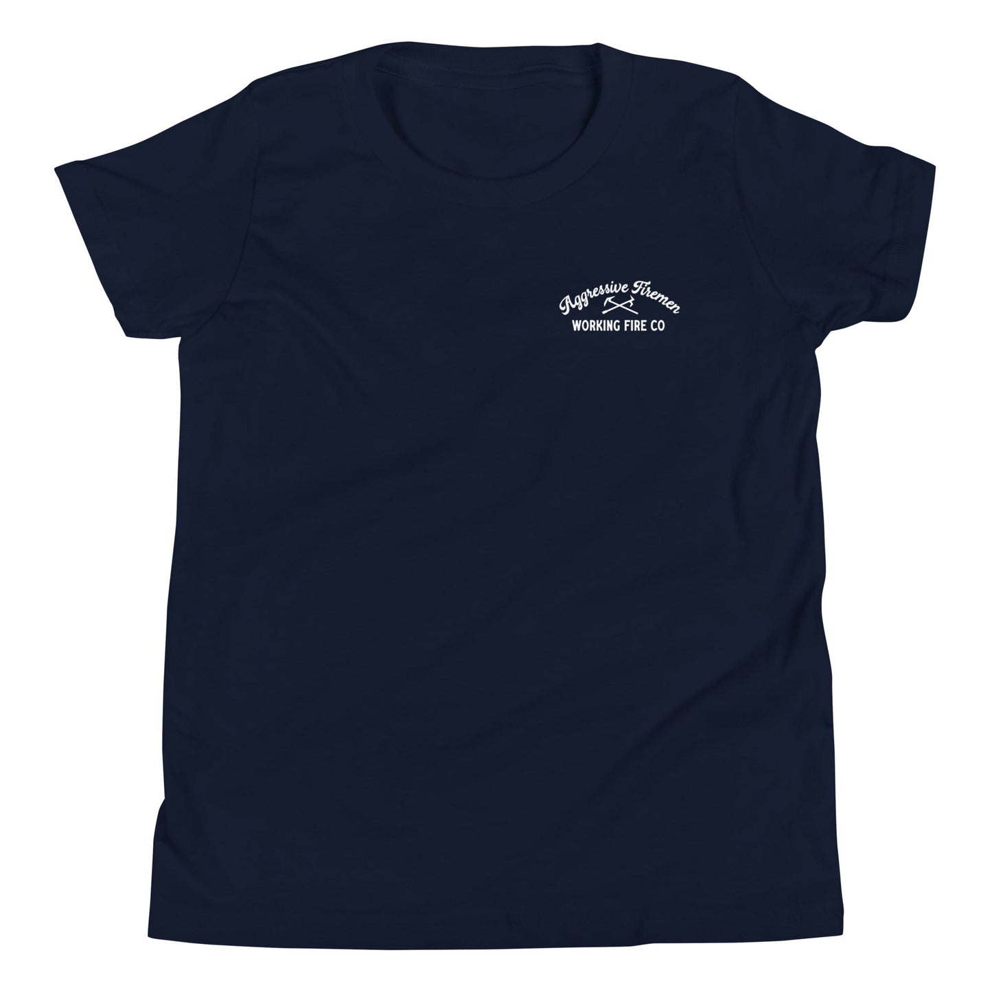 Aggressive Firemen Youth Short Sleeve T-Shirt - Working Fire Co