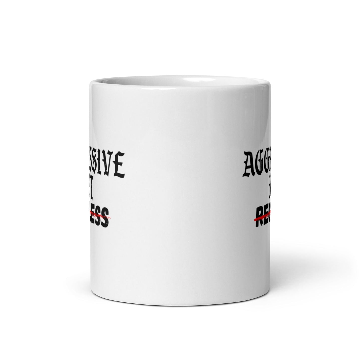 Aggressive Not Reckless Mug - Working Fire Co