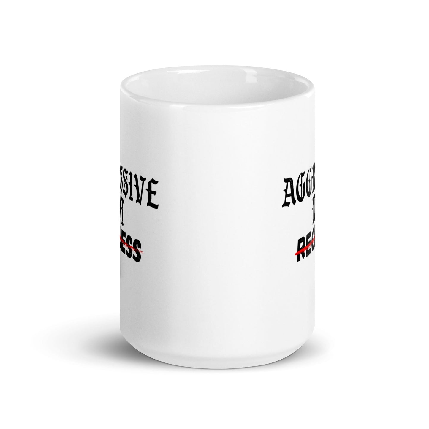 Aggressive Not Reckless Mug - Working Fire Co