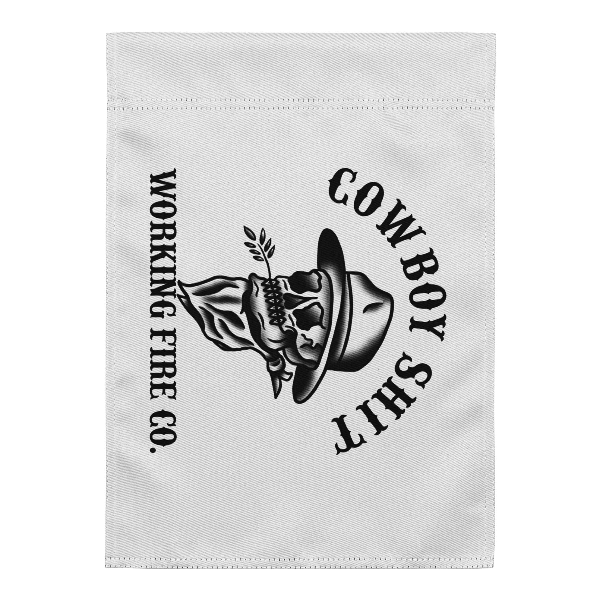Cowboy Shit small flag - Working Fire Co