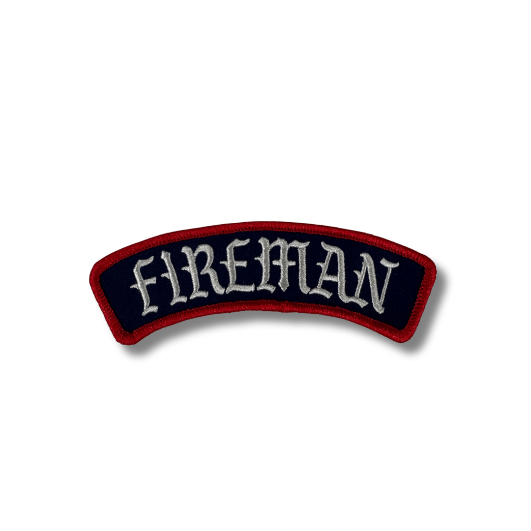 Fireman Rocker Patch - Working Fire Co