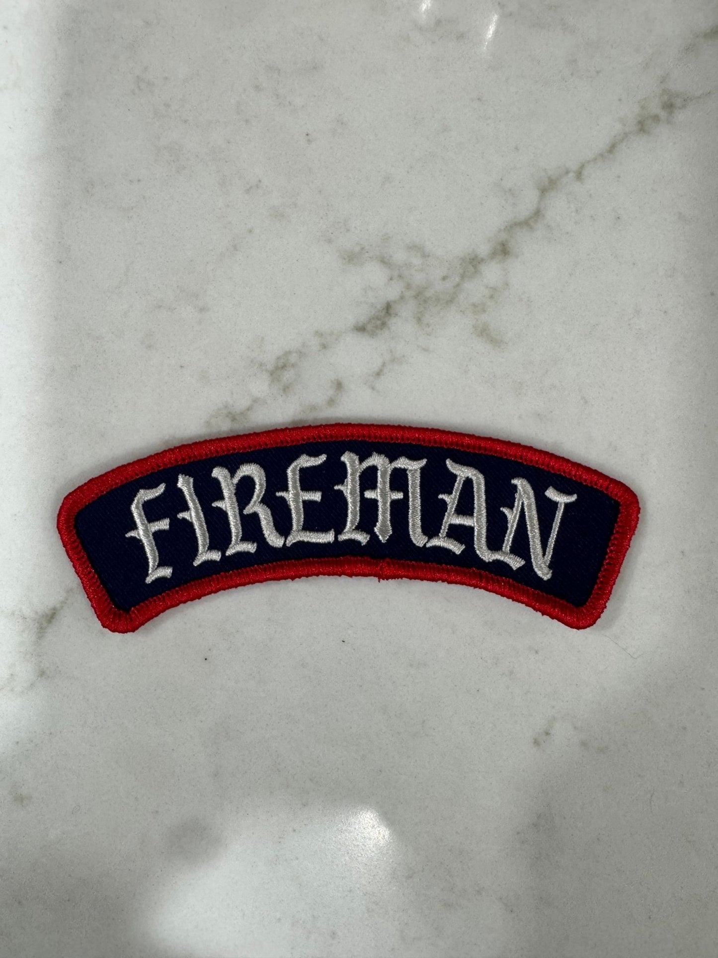 Fireman Rocker Patch - Working Fire Co