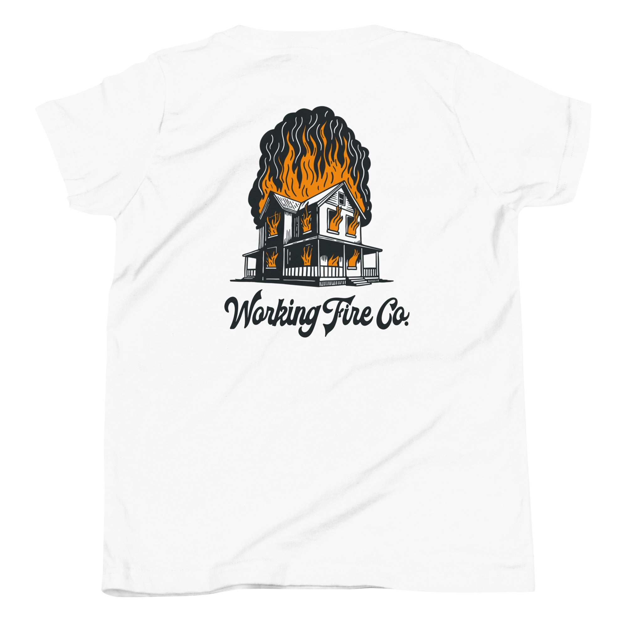 House Fire Youth Short Sleeve T-Shirt - Working Fire Co