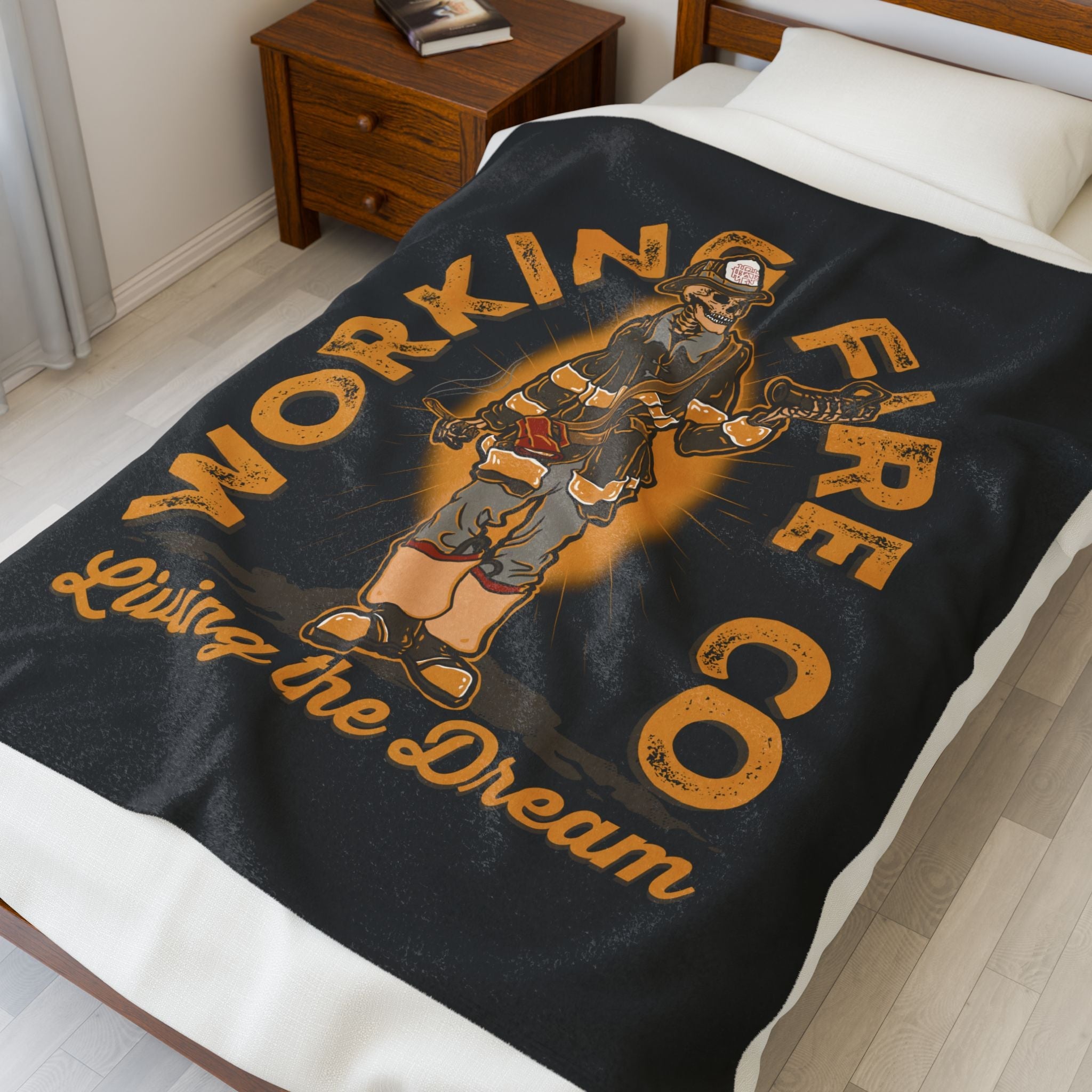 Living The Dream Blanket - Working Fire Co