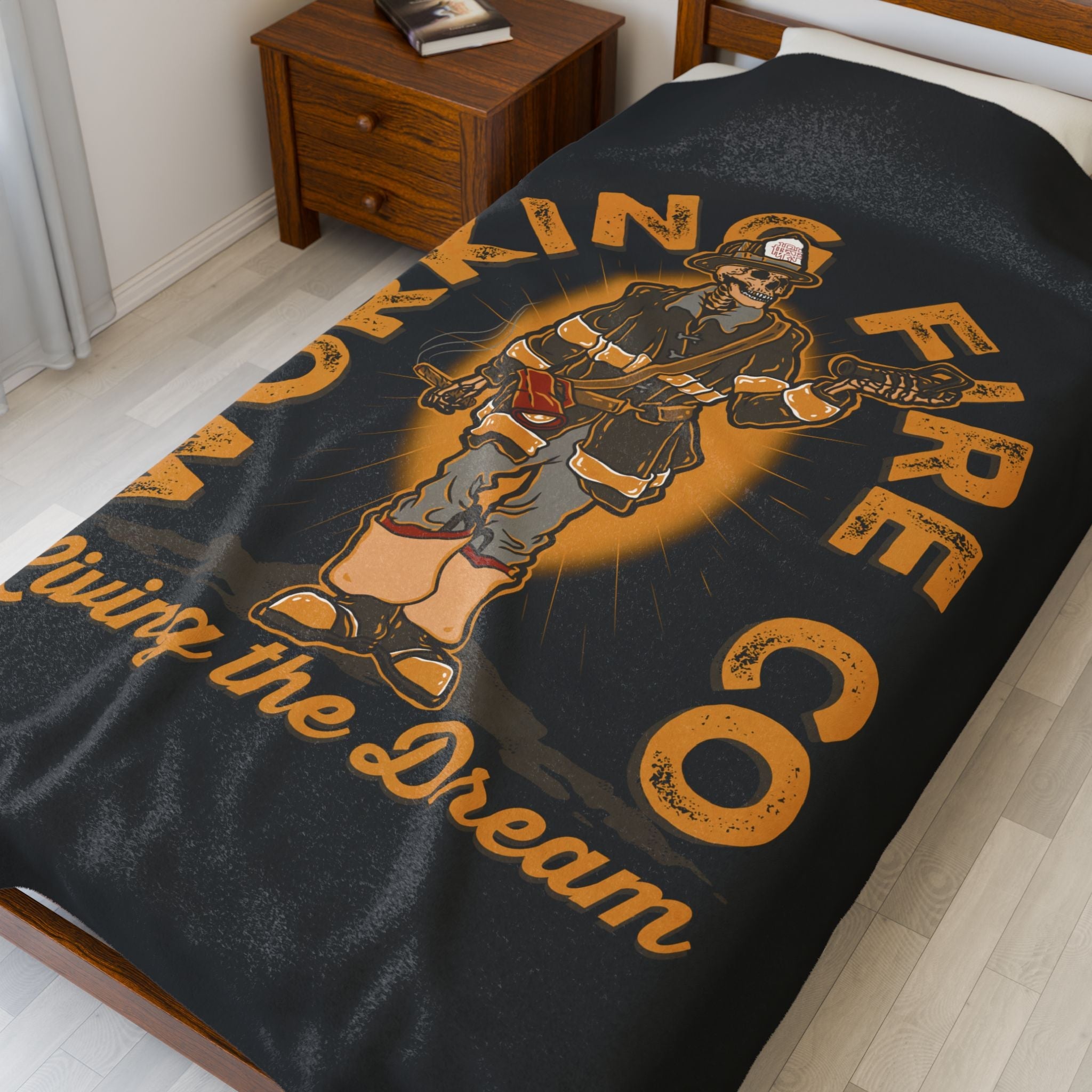 Living The Dream Blanket - Working Fire Co