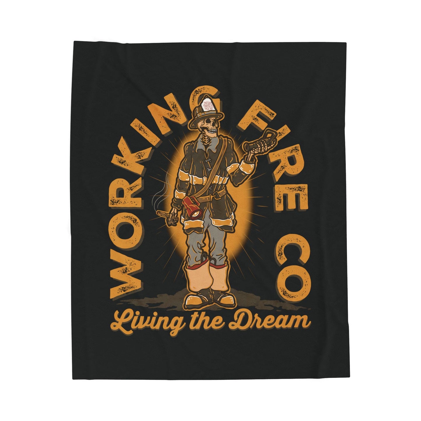 Living The Dream Blanket - Working Fire Co