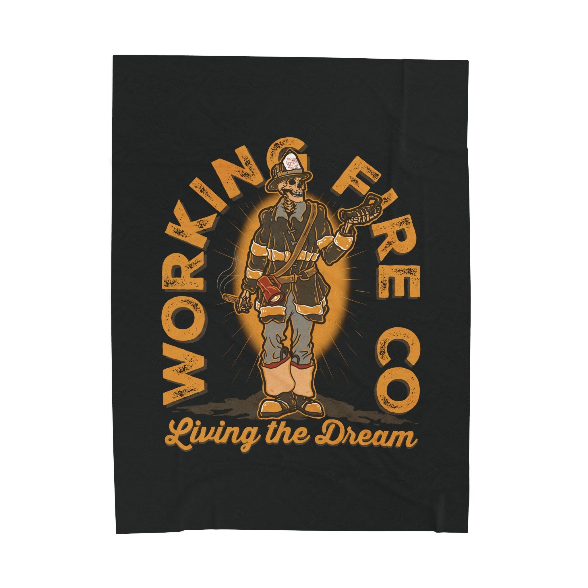 Living The Dream Blanket - Working Fire Co