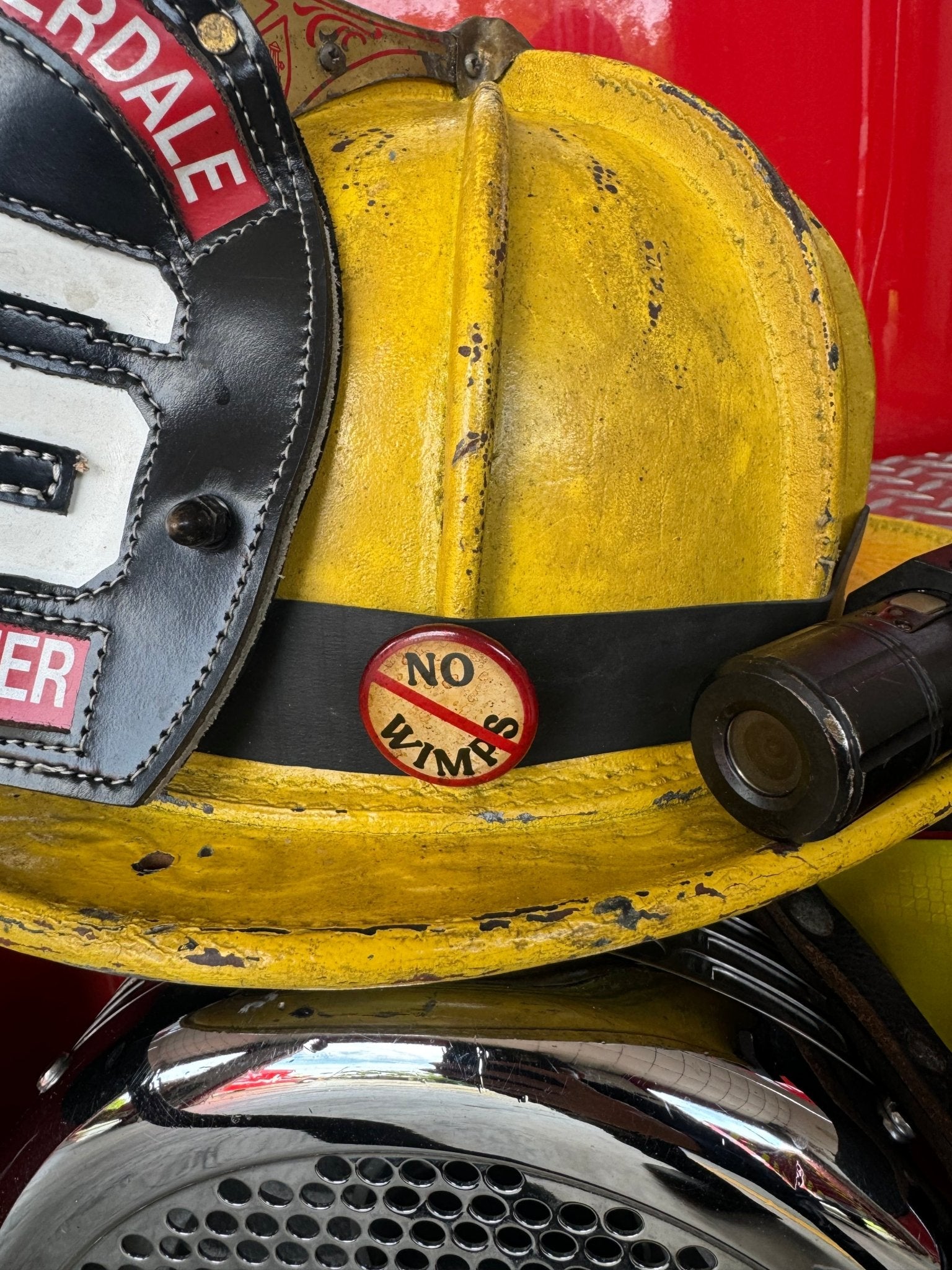 No Wimps Pin - Working Fire Co