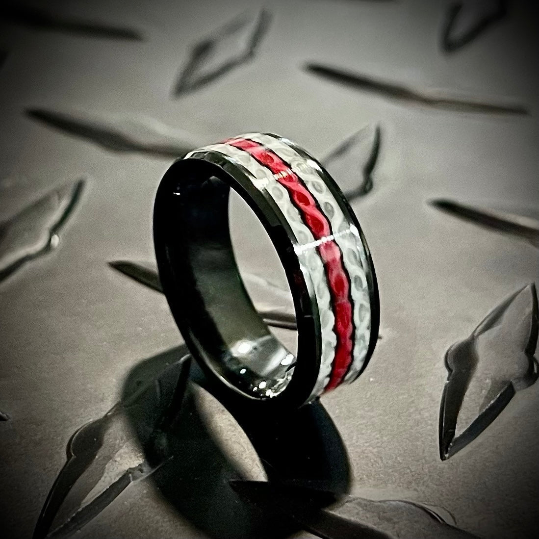 Thin Red Line - Fire Hose Ring - Working Fire Co