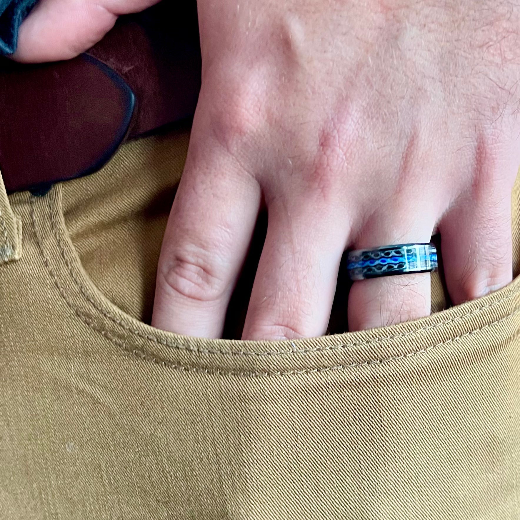 Thin Red Line - Fire Hose Ring - Working Fire Co