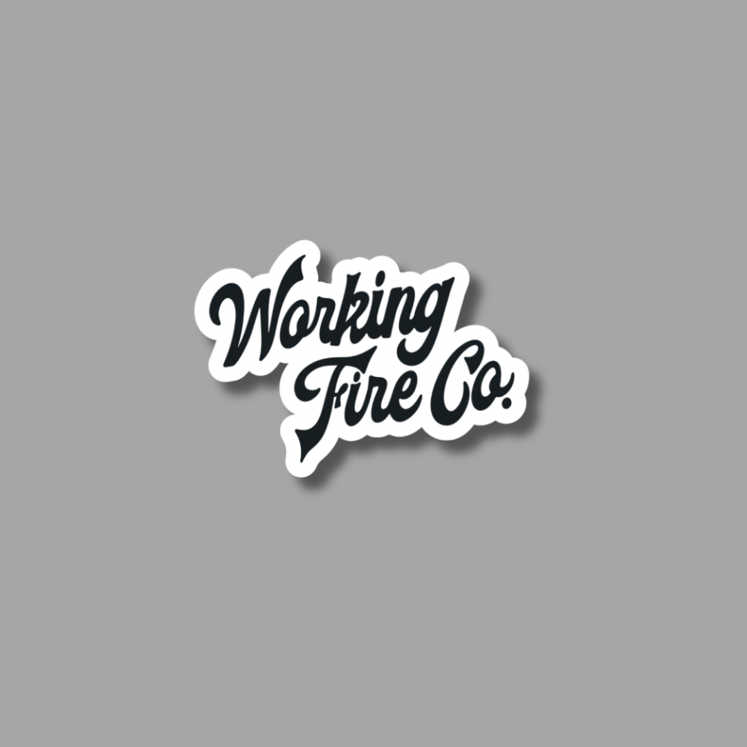 Working Fire Co lettering - Working Fire Co