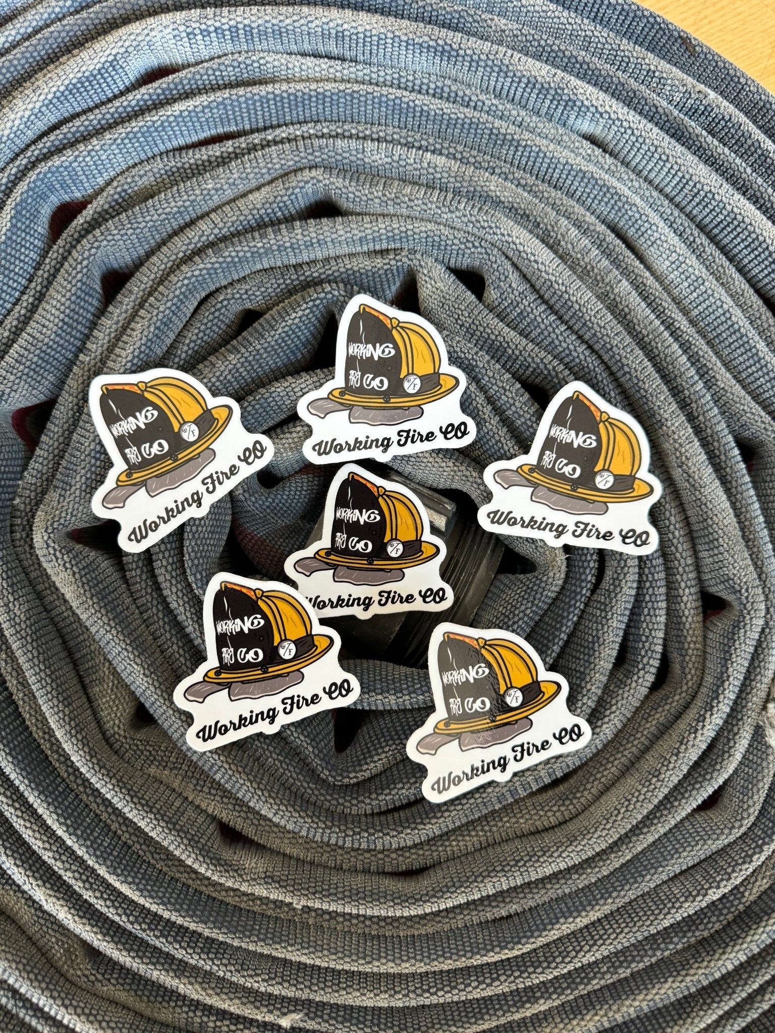 Yellow Leatha Helmet - Working Fire Co