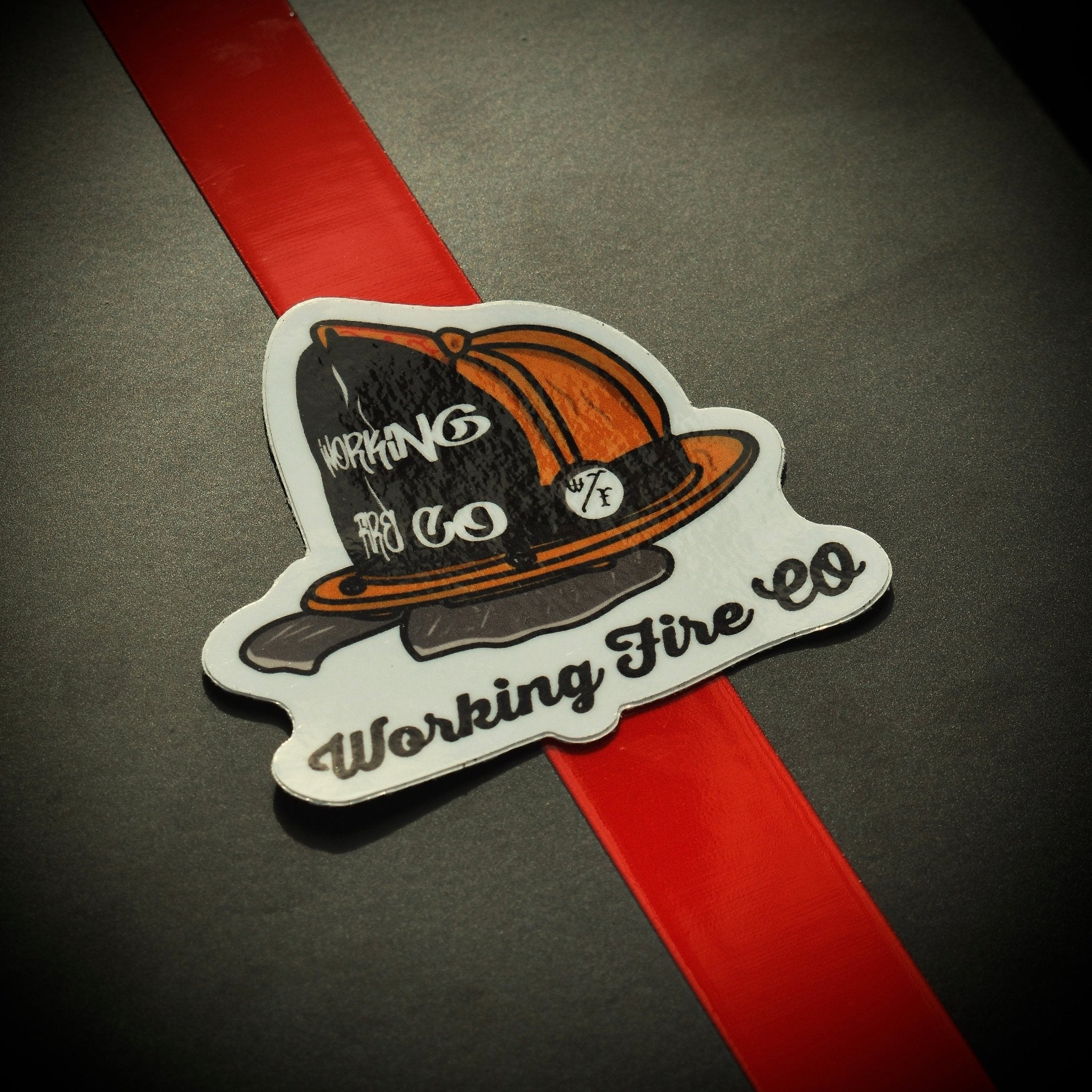 Yellow Leatha Helmet - Working Fire Co