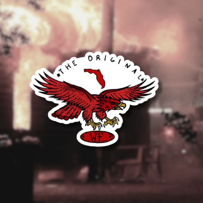 Original Working Fire Eagle Sticker