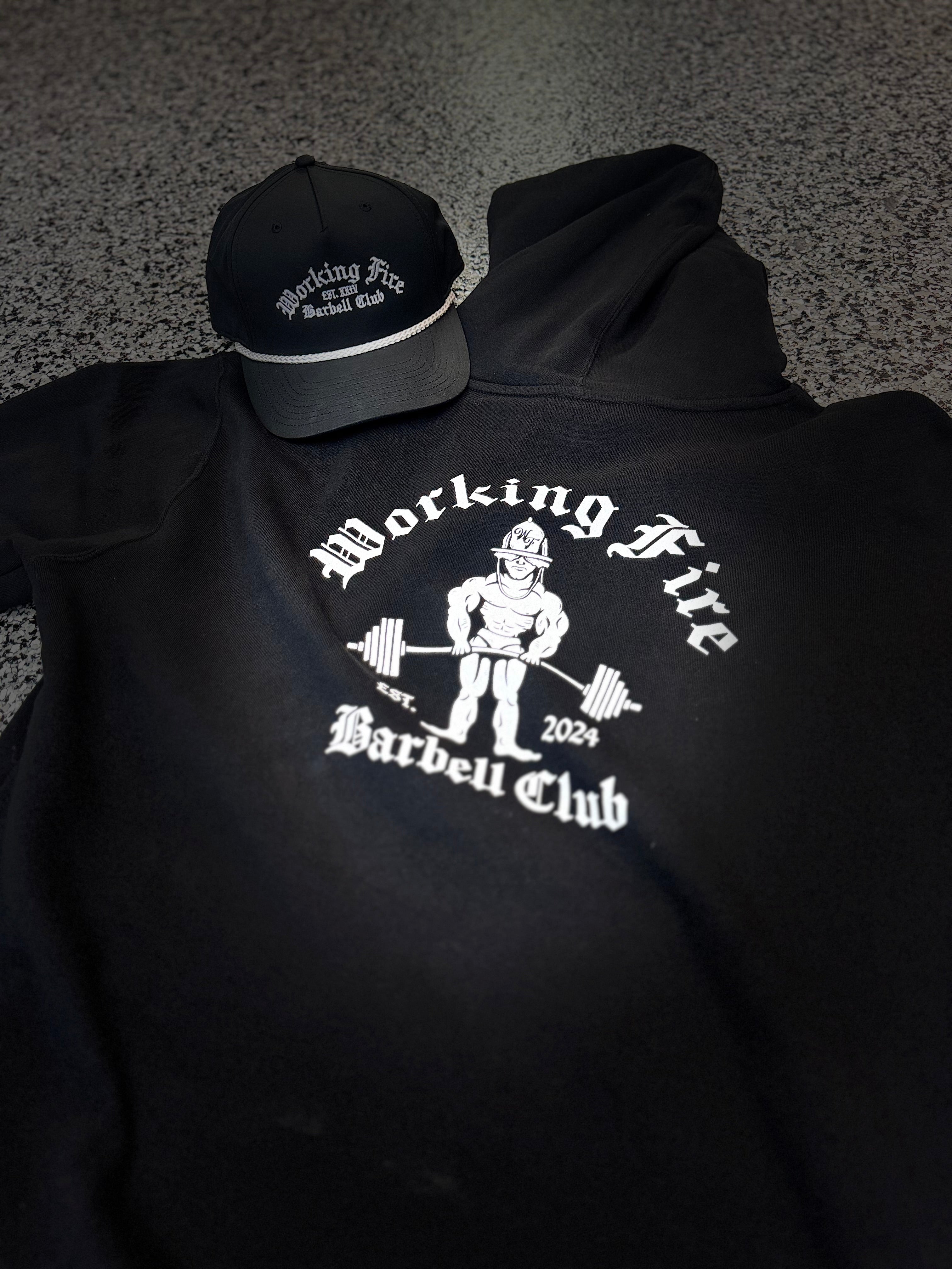 Working Fire Barbell Club Hoodie