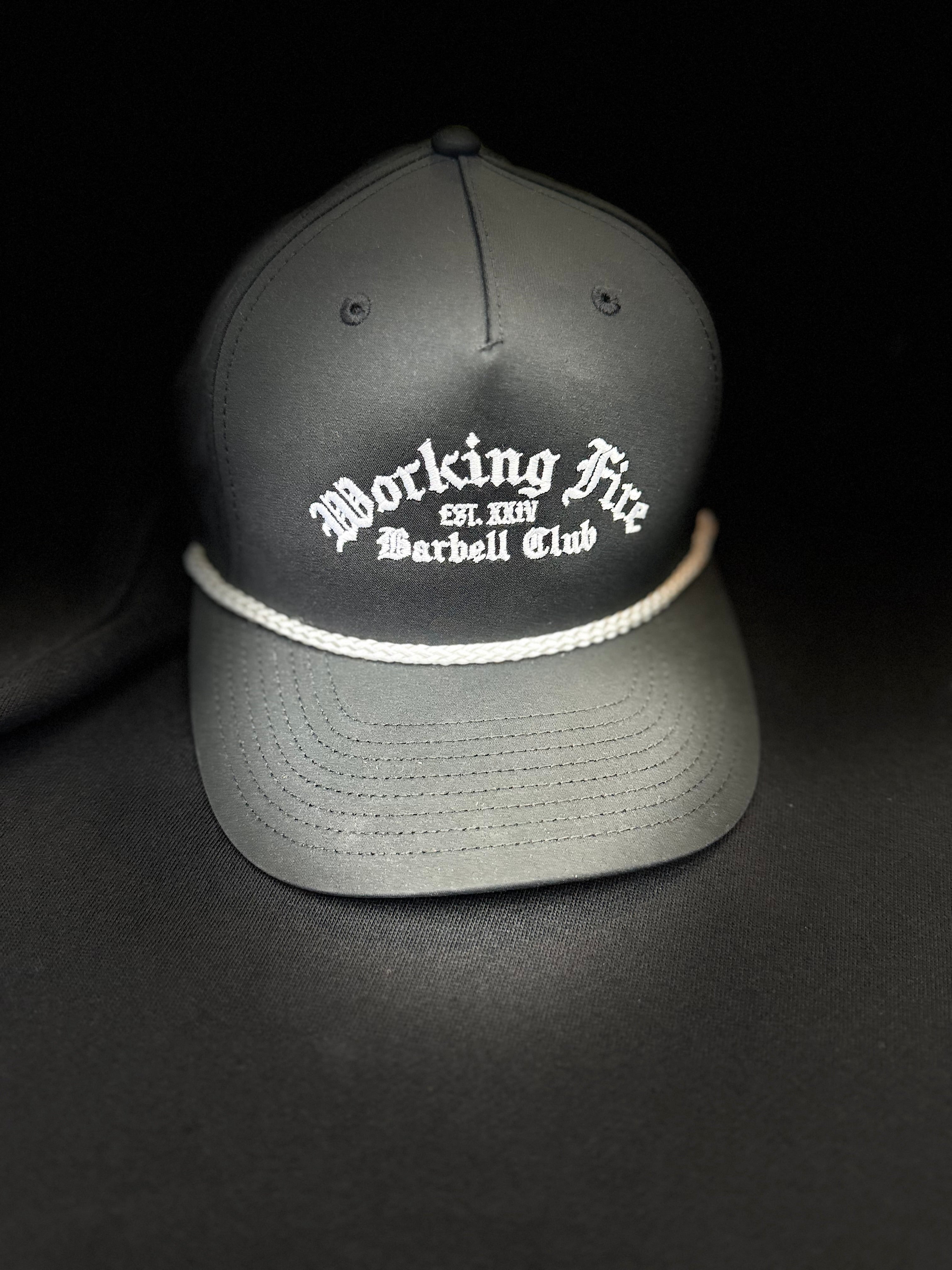 Working Fire Barbell Club Rope Hat