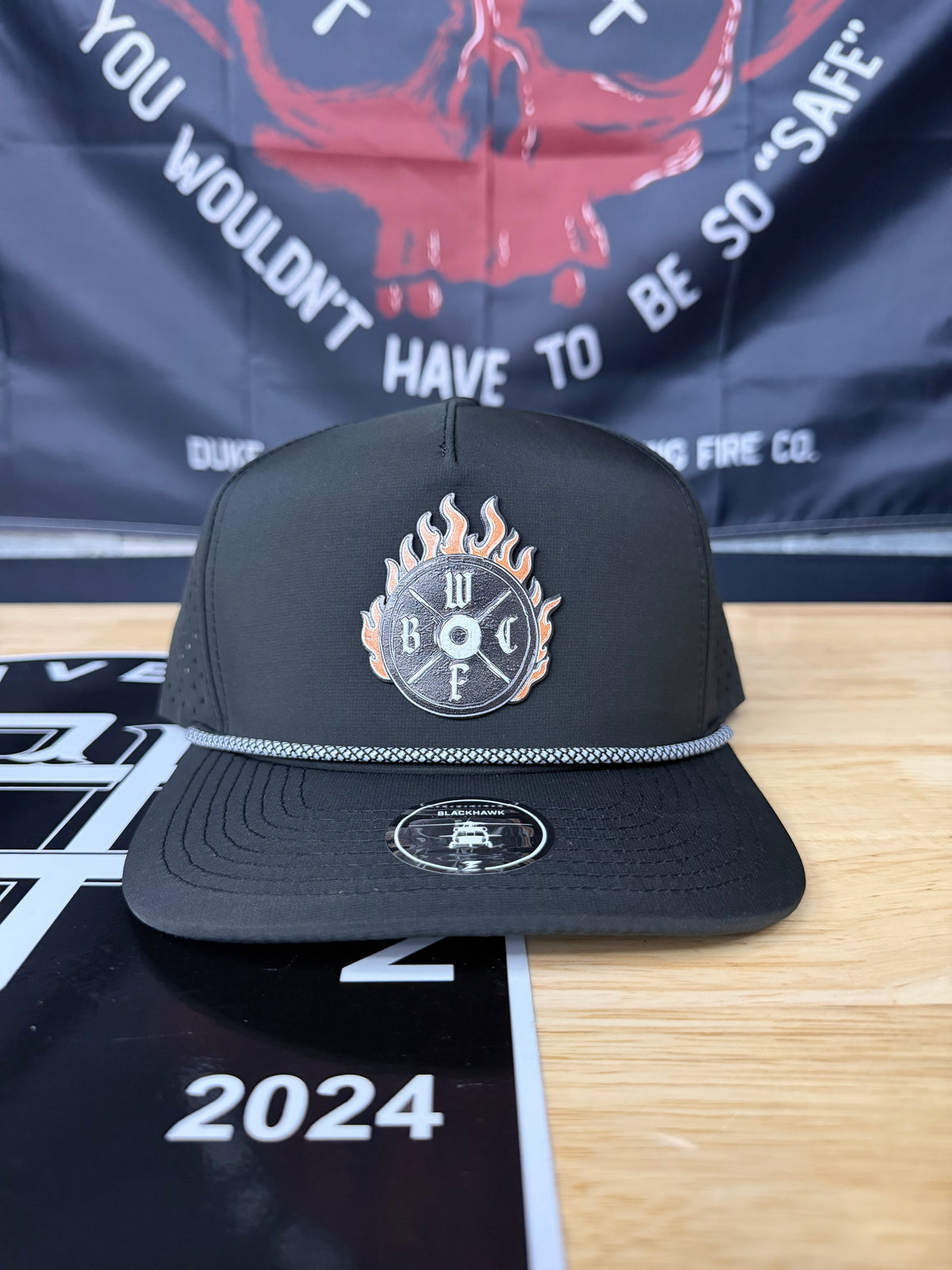 Working Fire Barbell Club I Performance Hat