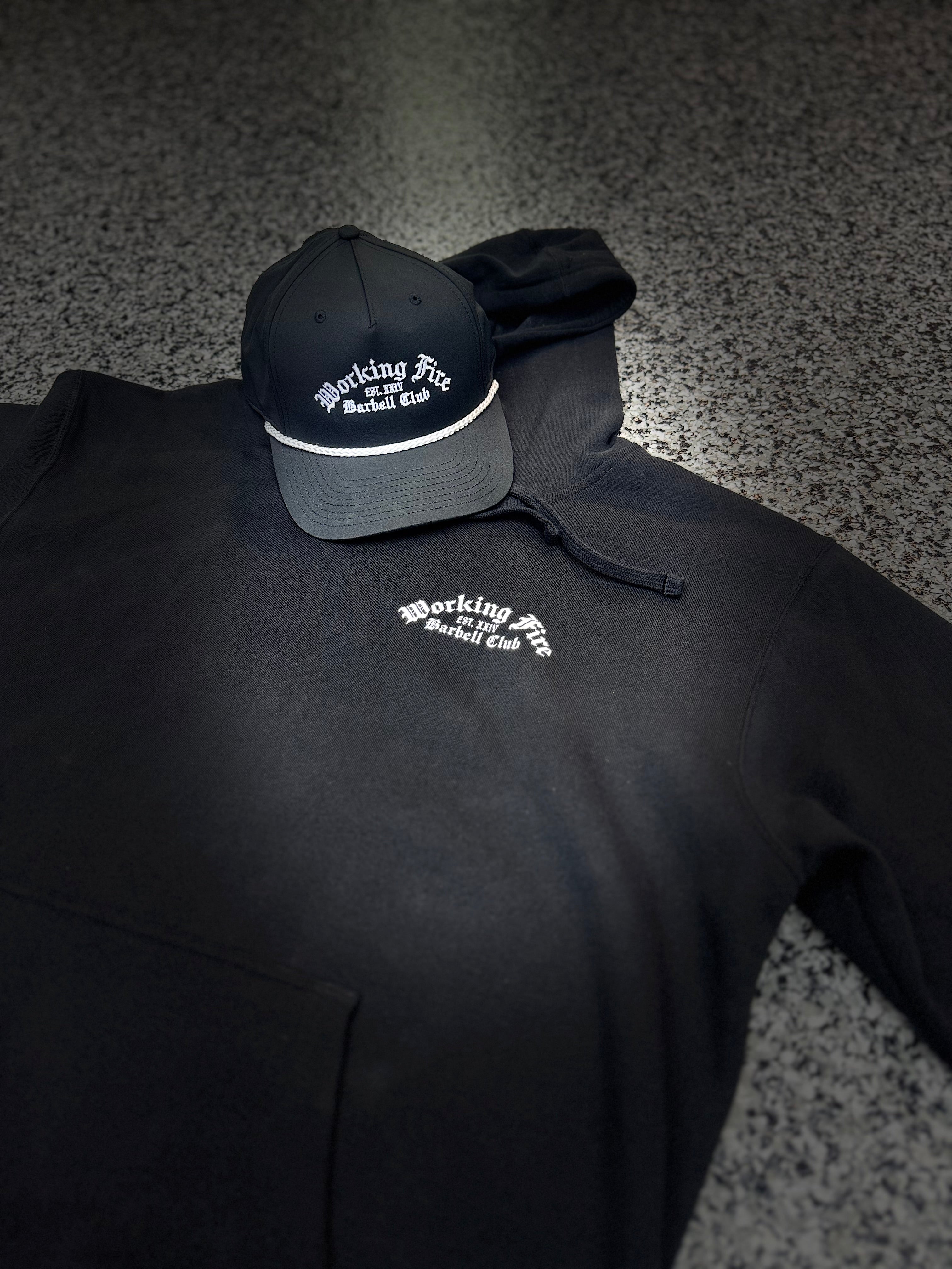 Working Fire Barbell Club Hoodie