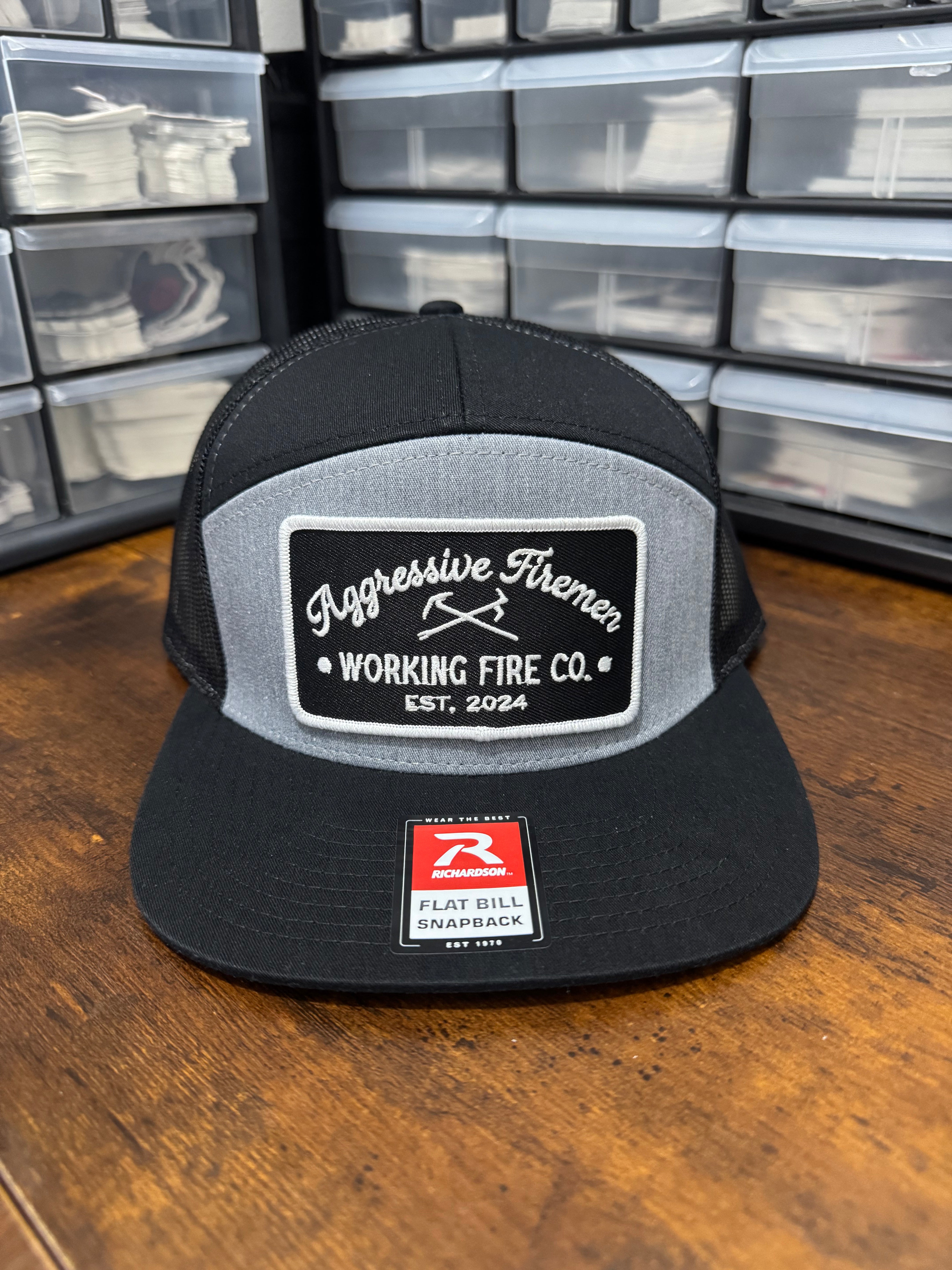 Aggressive Firemen Badge Hat
