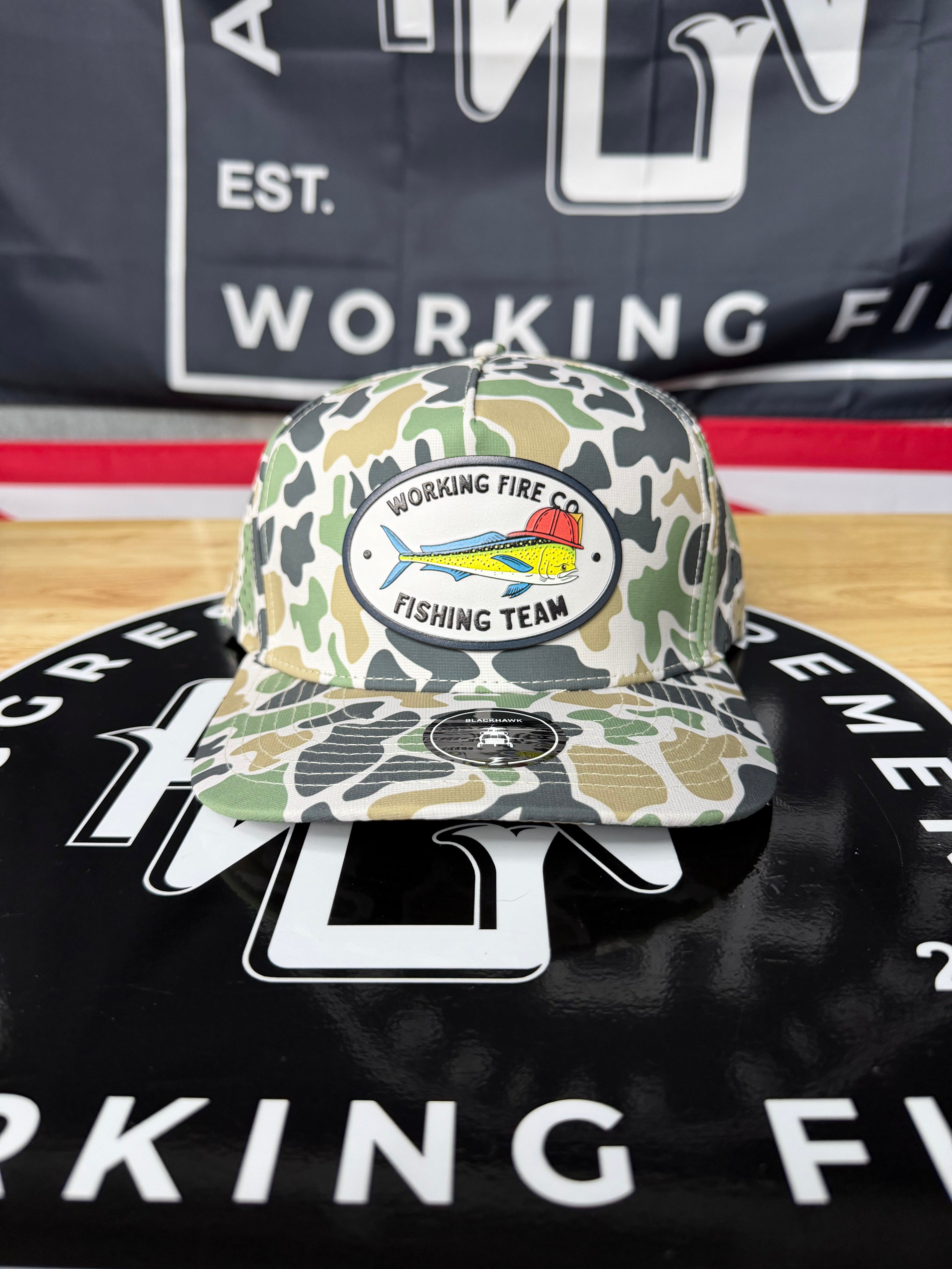 Working Fire Fishing Team Hat